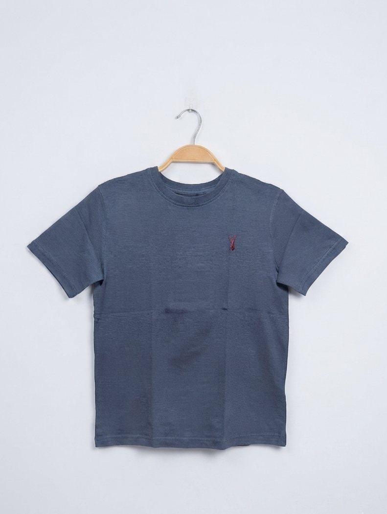 Next Boys Navy Blue Basic T-Shirt - Size 8 Years, Estimated Age 8 Years AB2