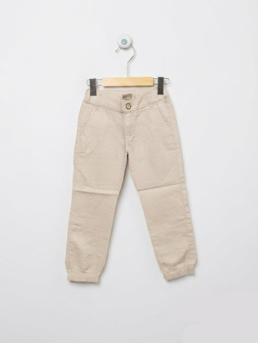 Prematal Boys Beige "Easy Chic" Casual Trousers - Size 102cm (Estimated Age 3-4 Years) AB2