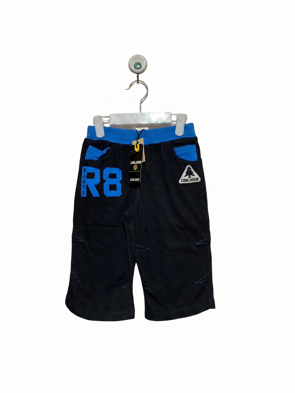 Conlusor Boys Active Graphic Long Shorts - Size 130 (Age 8-9) AB1
