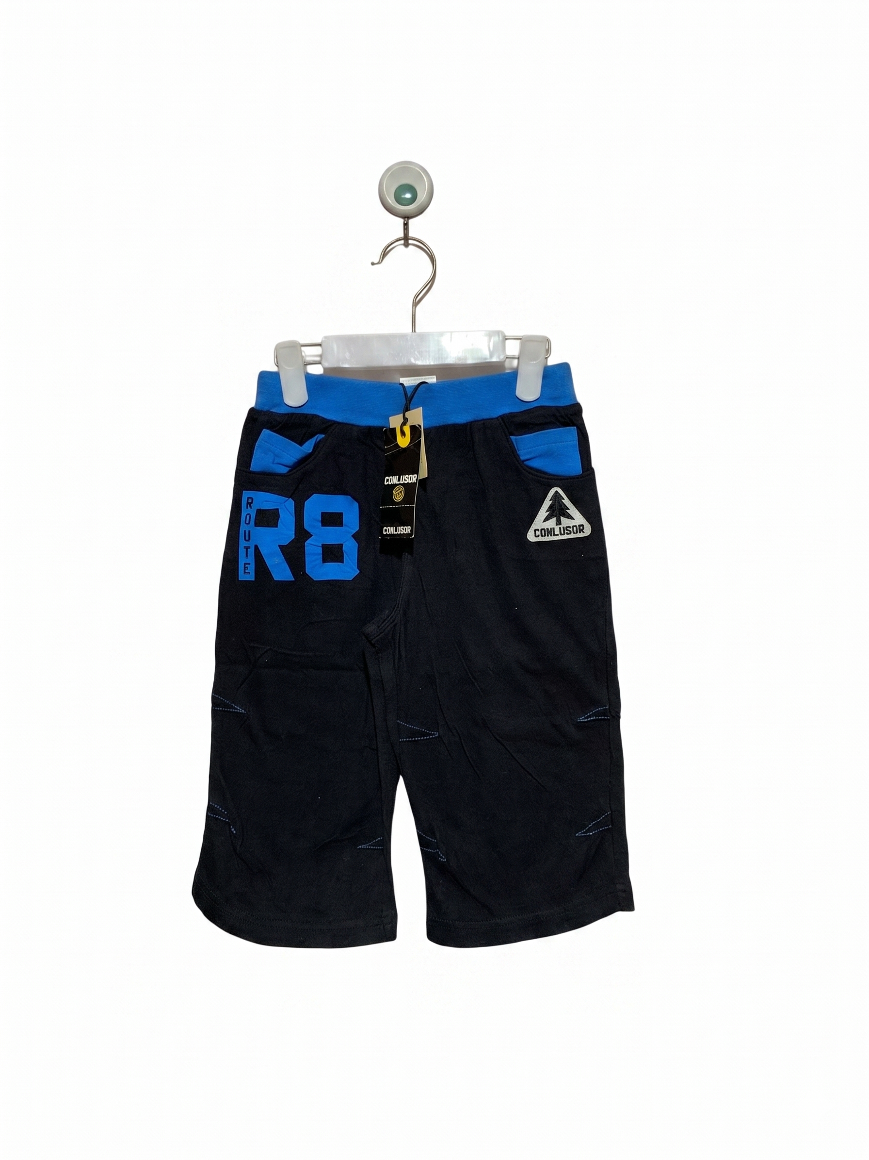 Conlusor Boys Active Graphic Long Shorts - Size 130 (Age 8-9) AB1