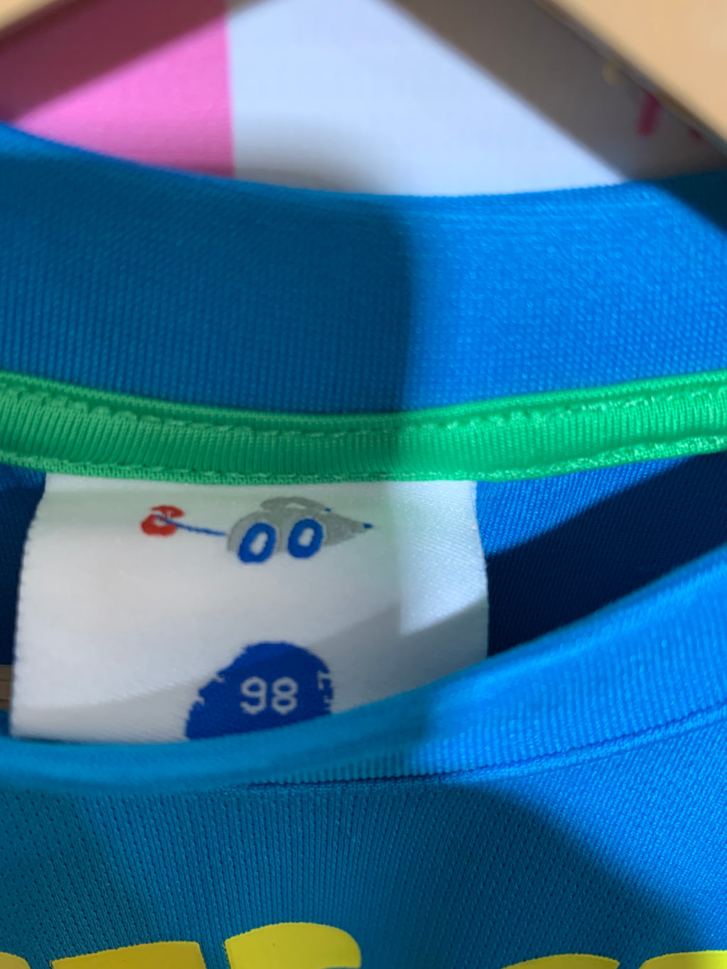 Kids' Blue "01 SPORTS" Performance Tank Top - Size 98cm AB1