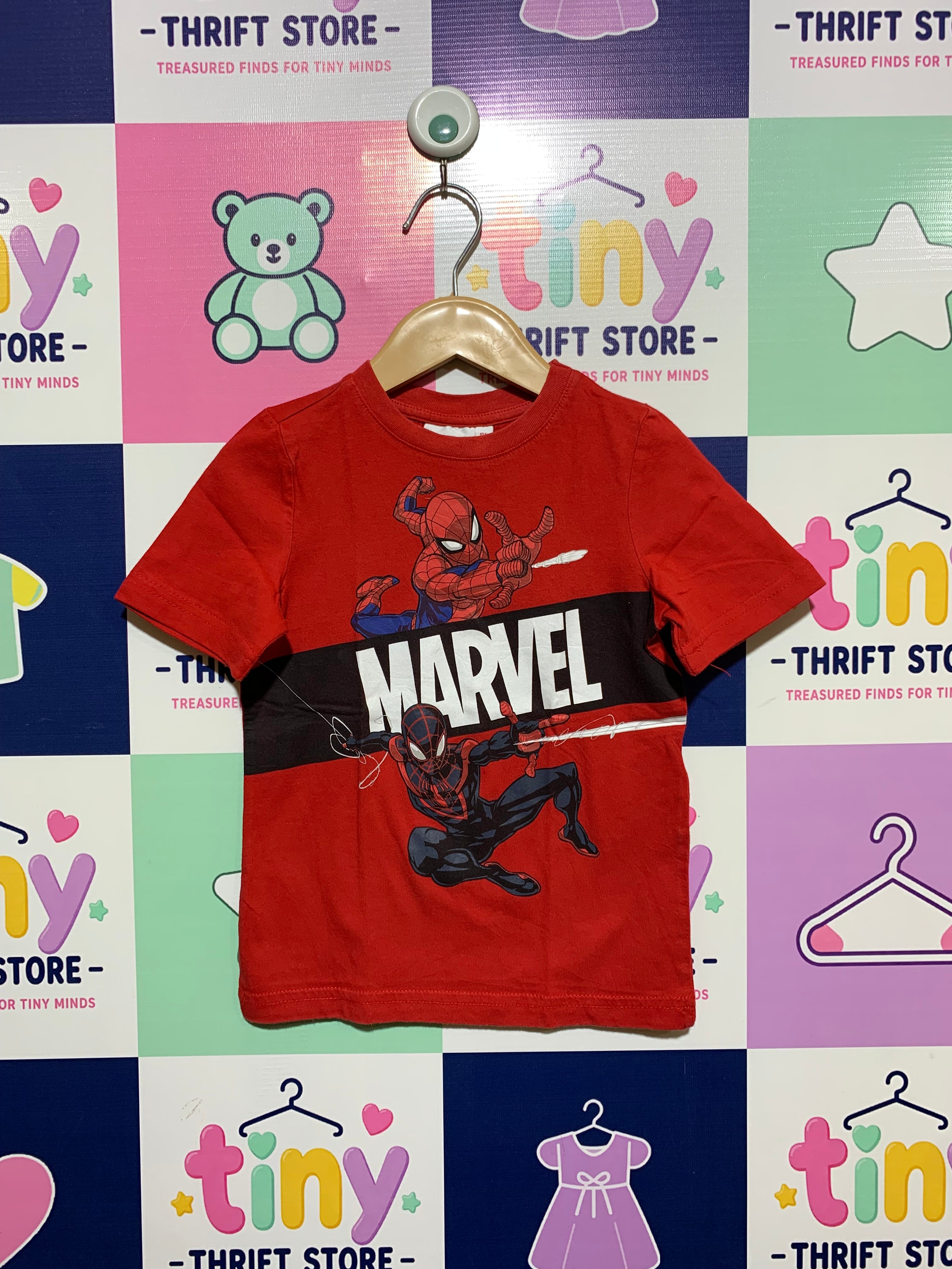Marvel Spider-Man & Miles Morales Boys Graphic Tee - Size 4Y/104cm AB1