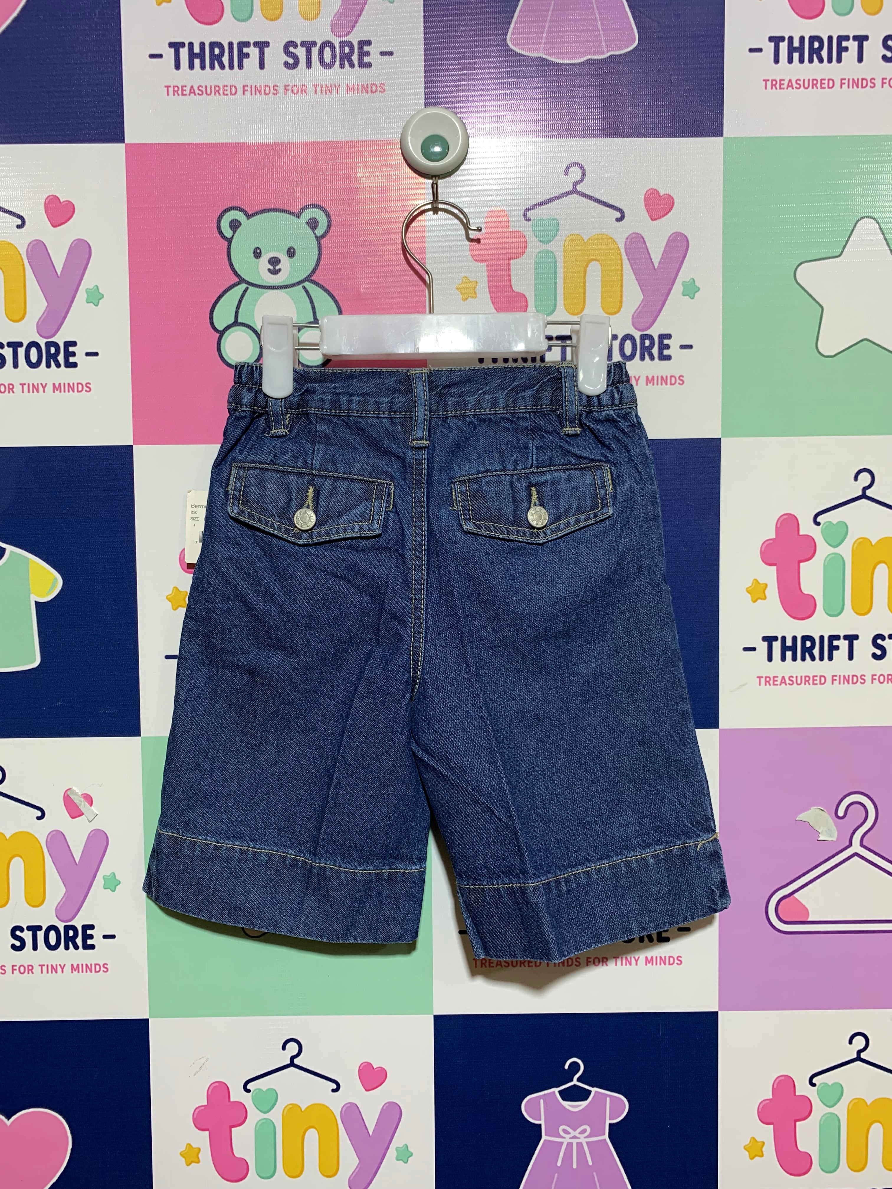 Emergency Exit Boys Classic Denim Shorts - Size 4 AB1