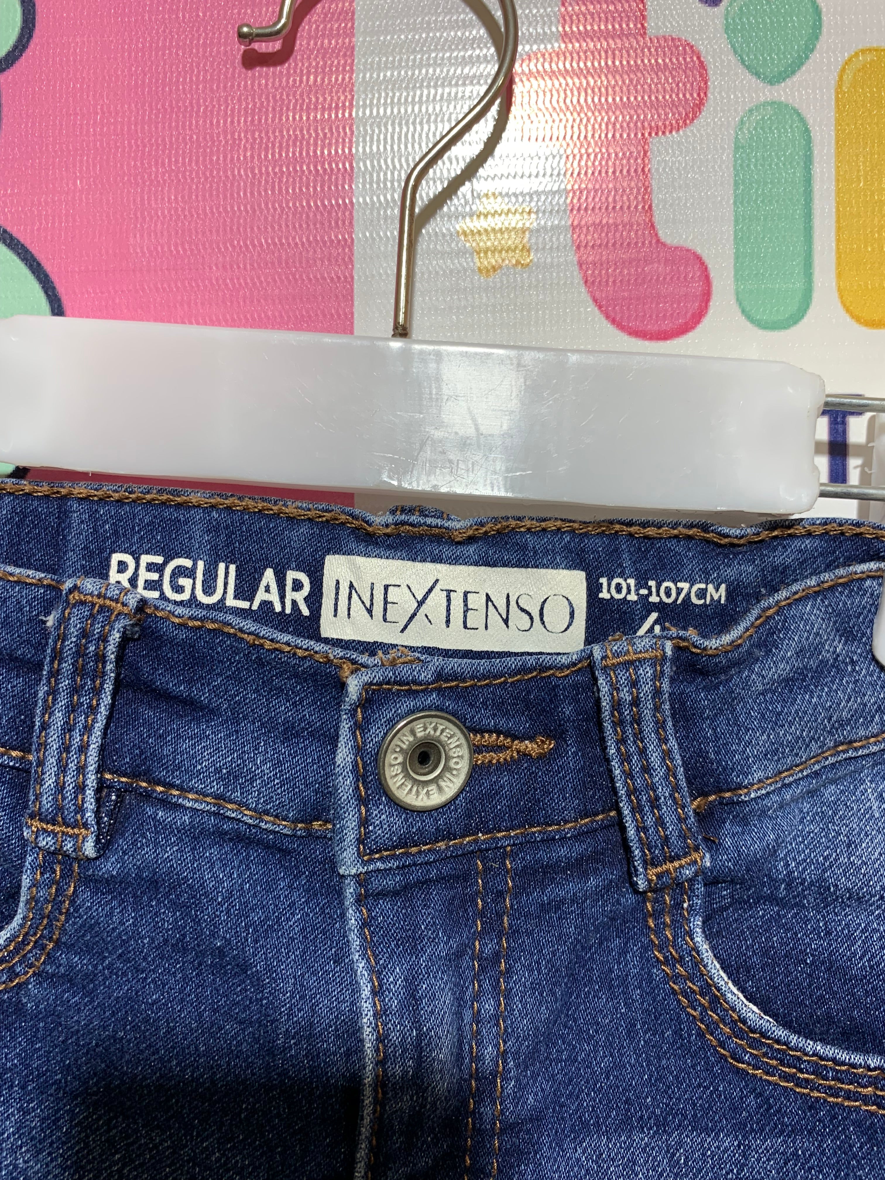 Inextenso Kids Regular Fit Cuffed Denim Shorts - Size 4Y AB1
