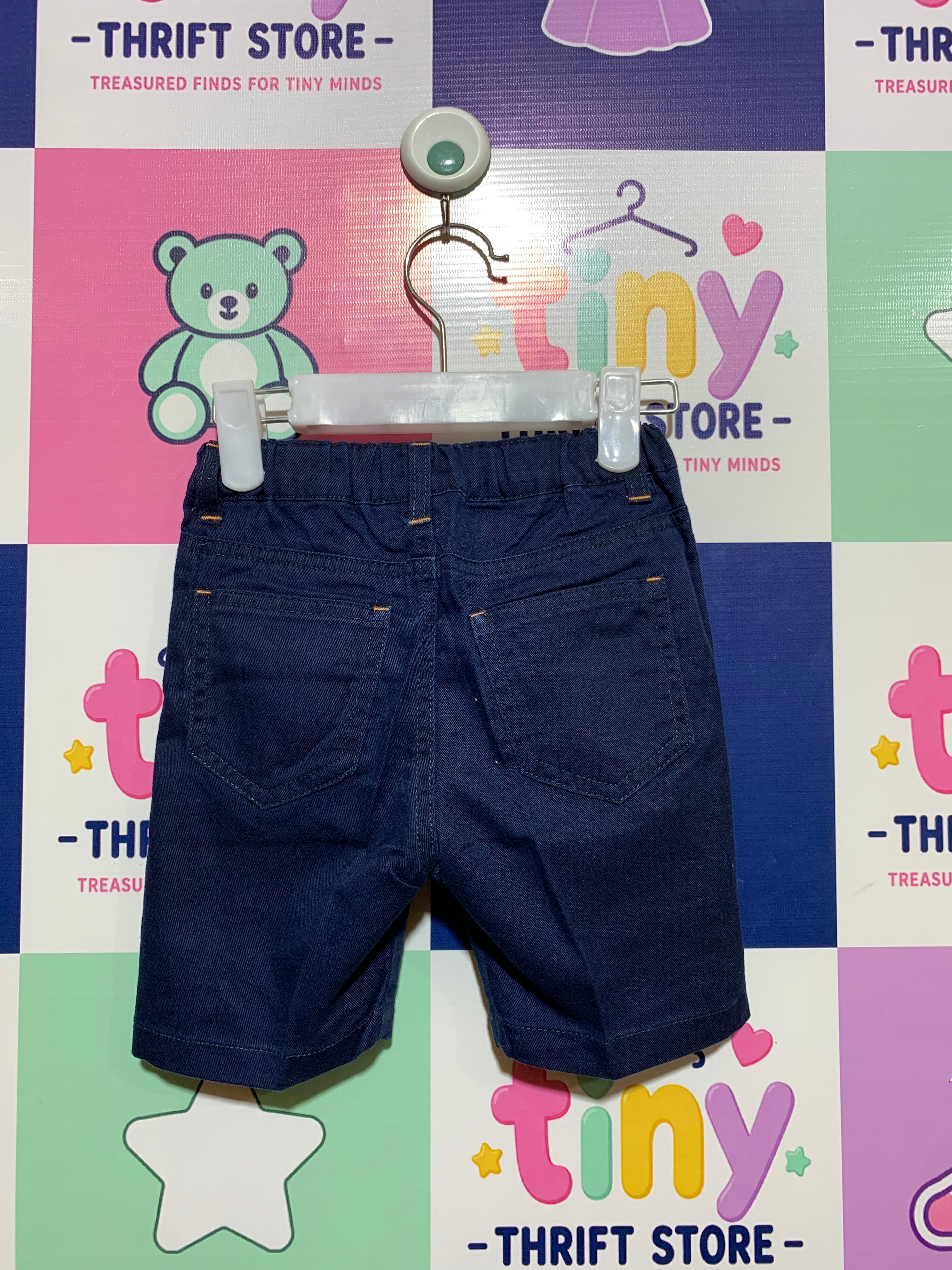 Elfindoll Classic Boys Navy Twill Chino Shorts - Size 2-3 Years AB1
