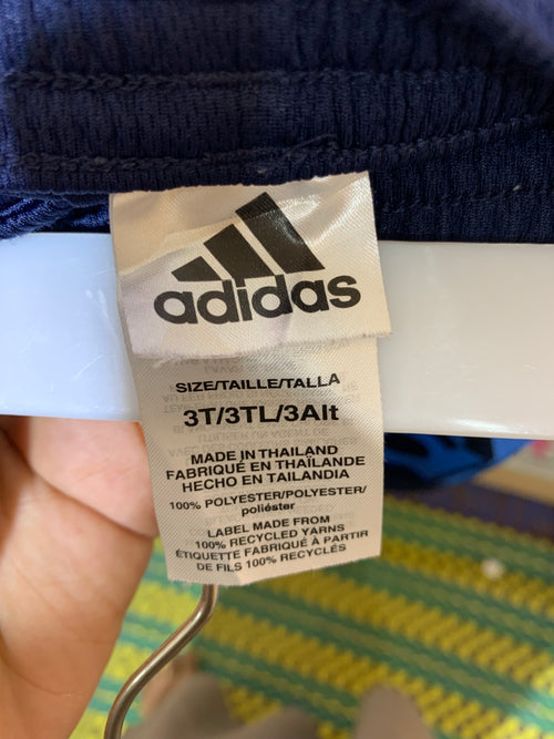 Adidas Toddler Boys' Big Logo Performance Mesh Shorts - Size 3T AB1