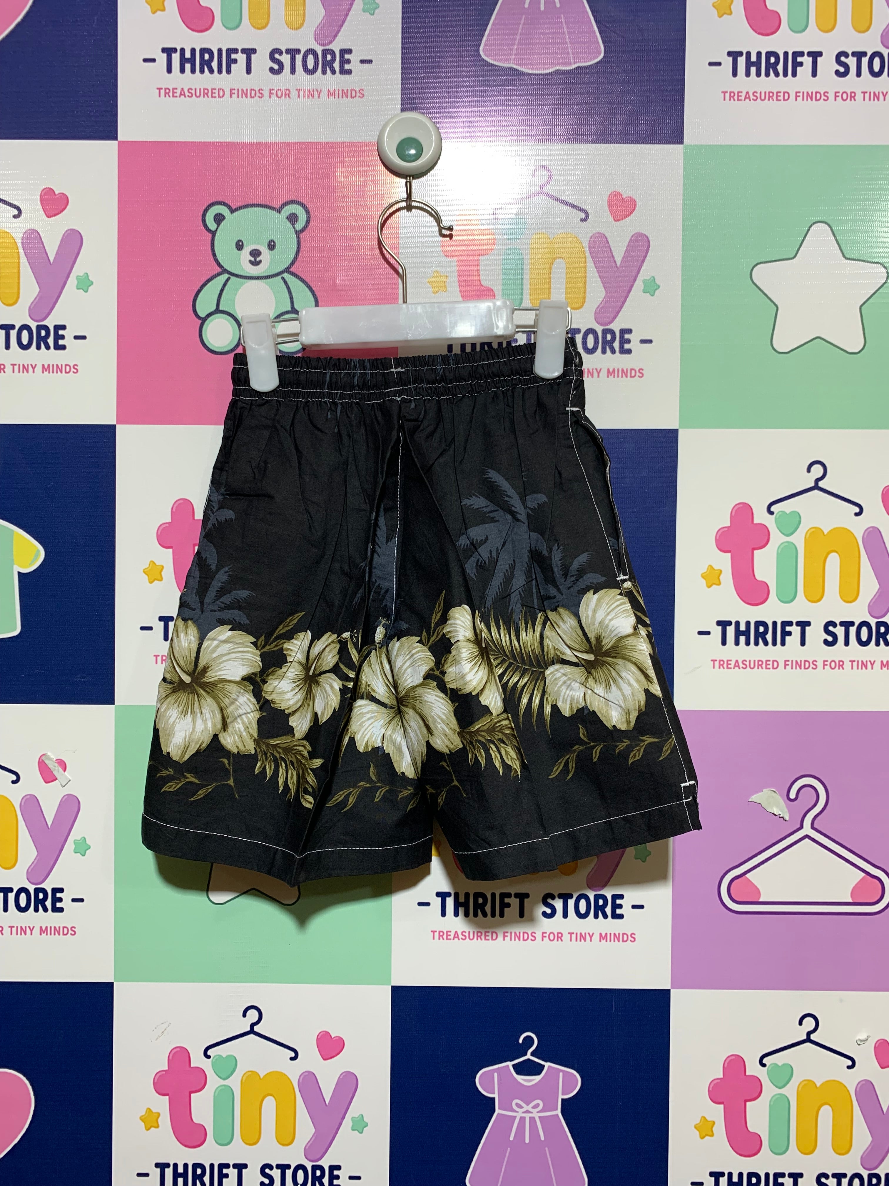 Boys Hawaiian Tropical Floral Swim Shorts - Size Medium (5- 6 Years) AB1