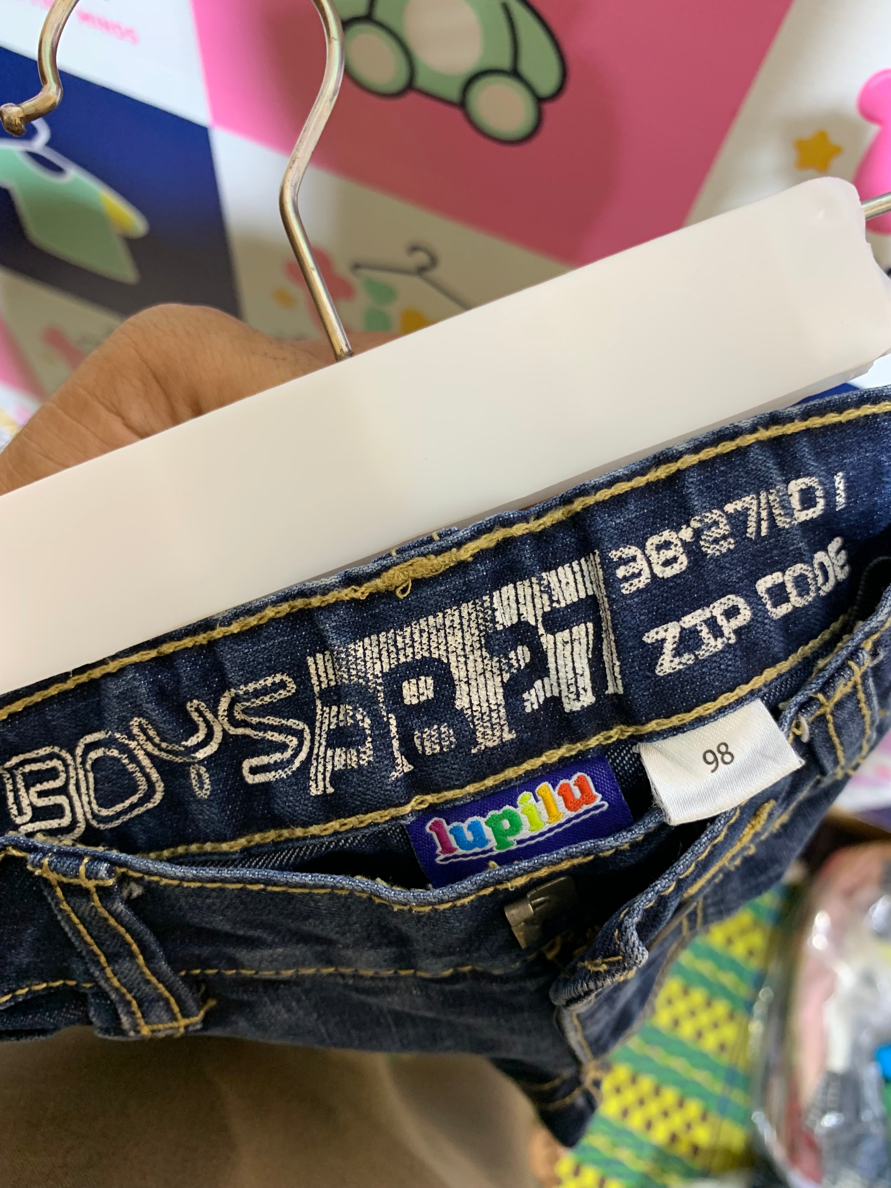 Lupilu Boys' Dark Wash Slim Fit Denim Jeans - Size 2-3 Years AB1