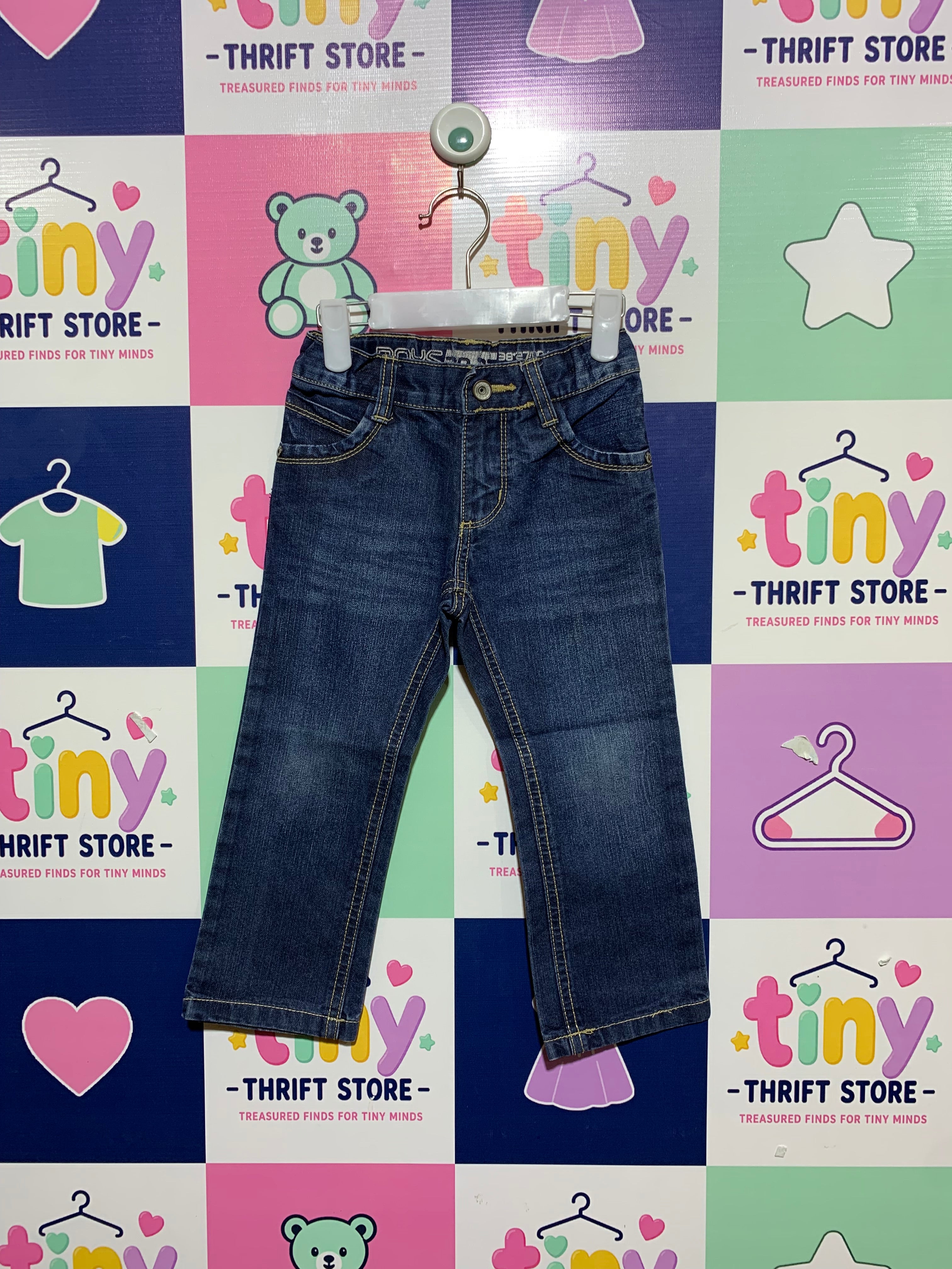 Lupilu Boys' Dark Wash Slim Fit Denim Jeans - Size 2-3 Years AB1