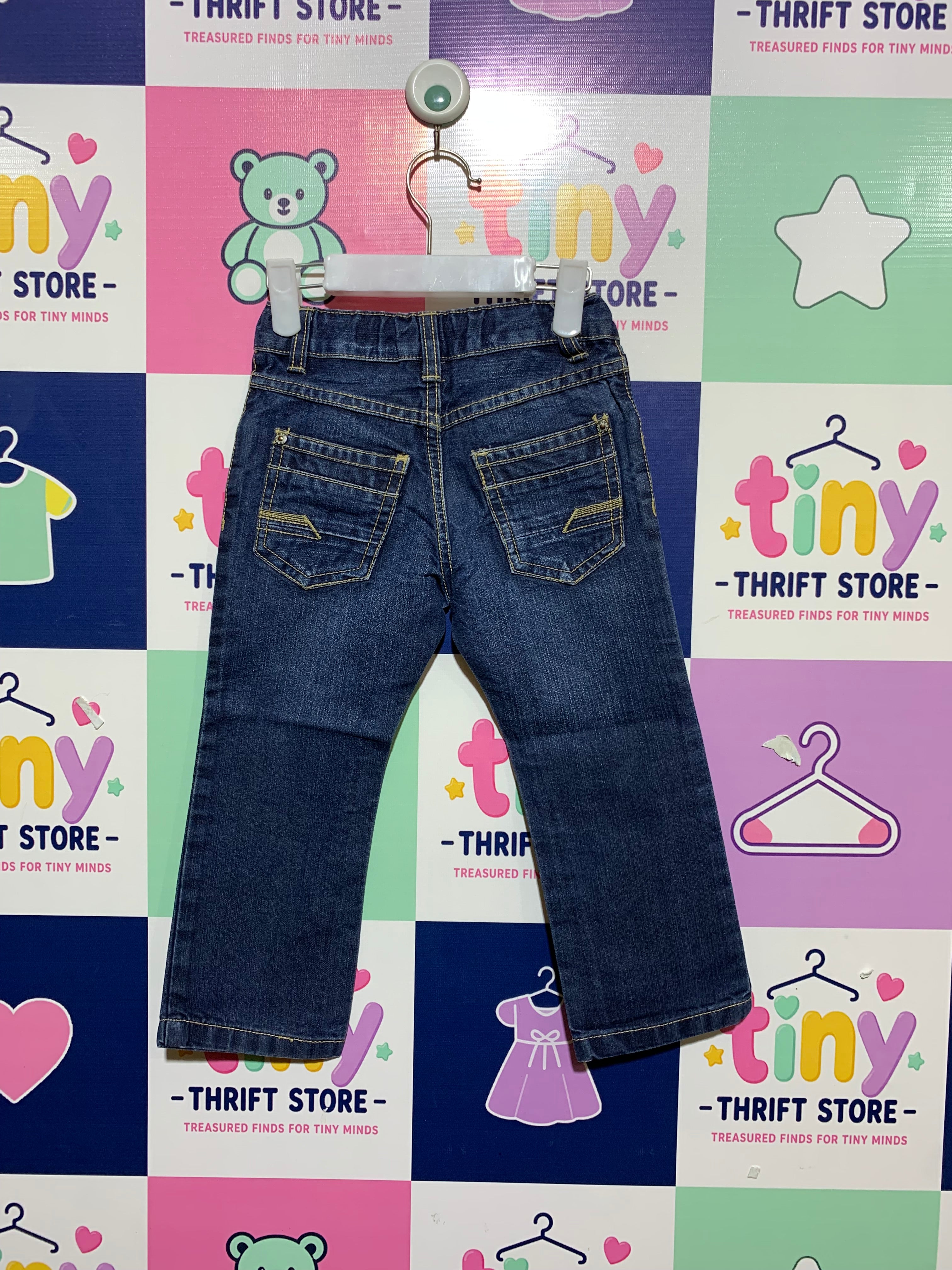 Lupilu Boys' Dark Wash Slim Fit Denim Jeans - Size 2-3 Years AB1