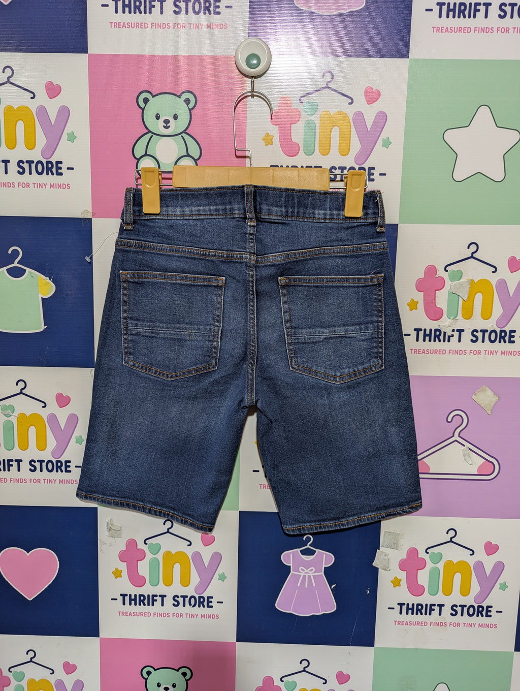 Arizona Jean Co. Boys "Advance Flex 360°" Denim Shorts - Size 14 Estimated Age 14 Years AB1