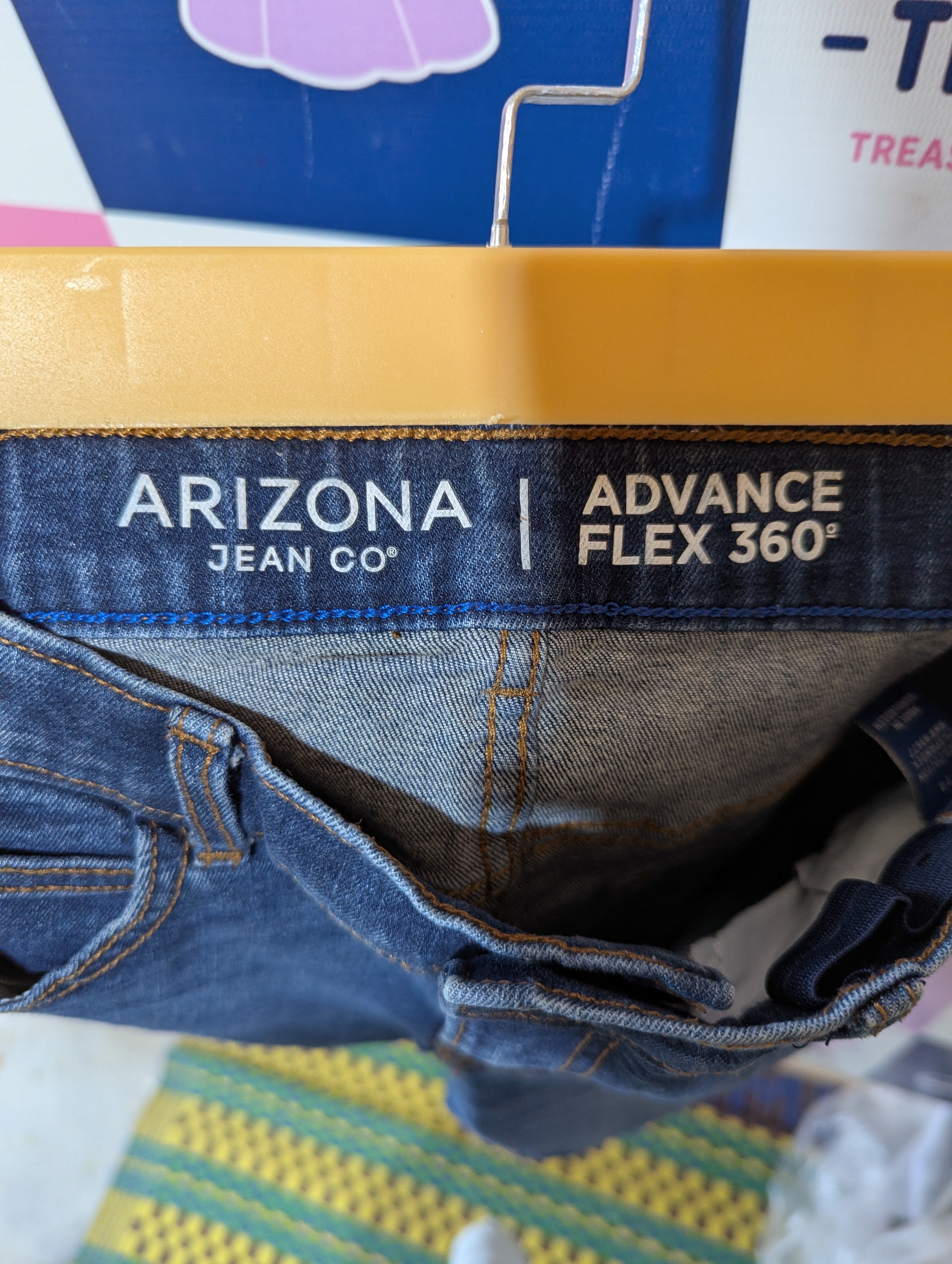 Arizona Jean Co. Boys "Advance Flex 360°" Denim Shorts - Size 14 Estimated Age 14 Years AB1