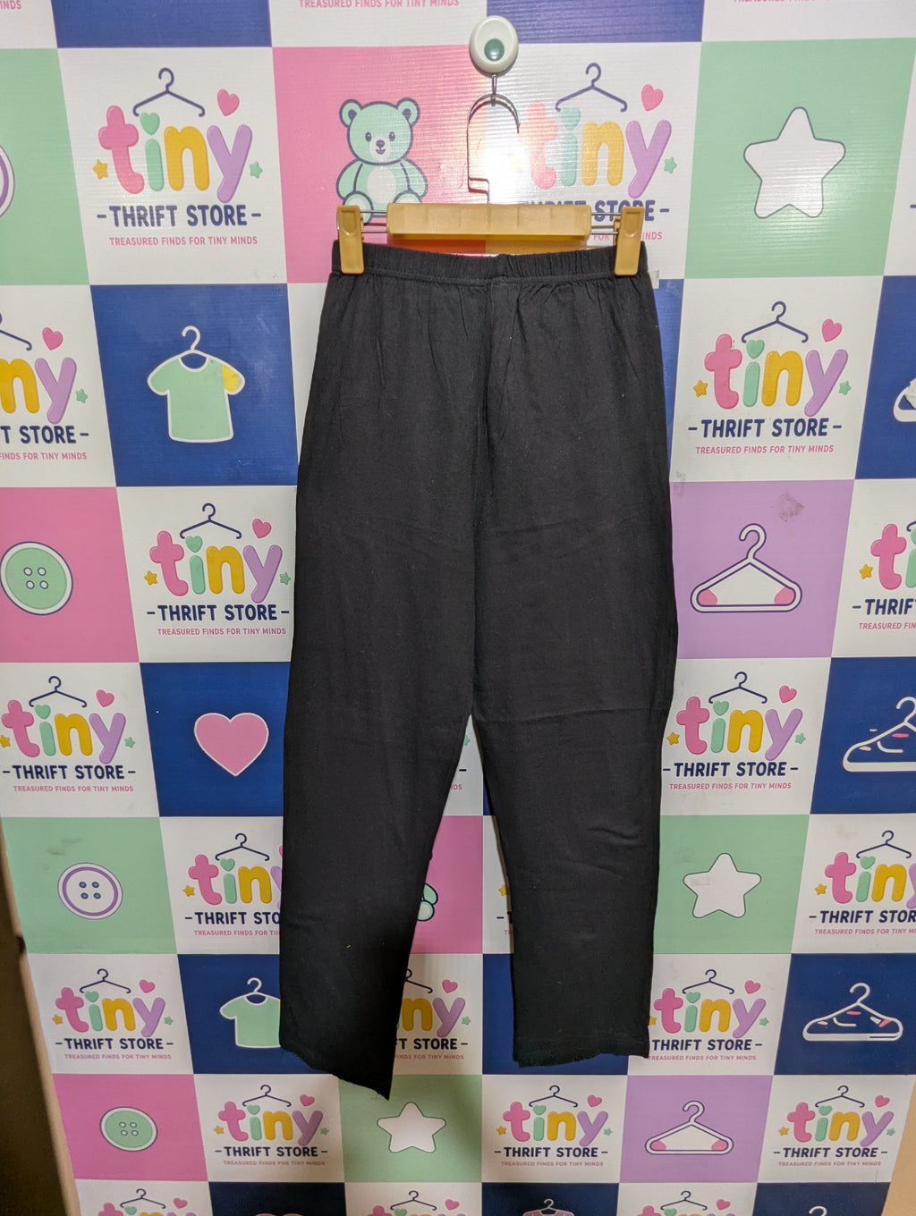 Primark Cares Kids Unisex Black "Marvel Black Panther" Lounge Pants / Joggers - Size Estimated Age 12-13 Years AB1