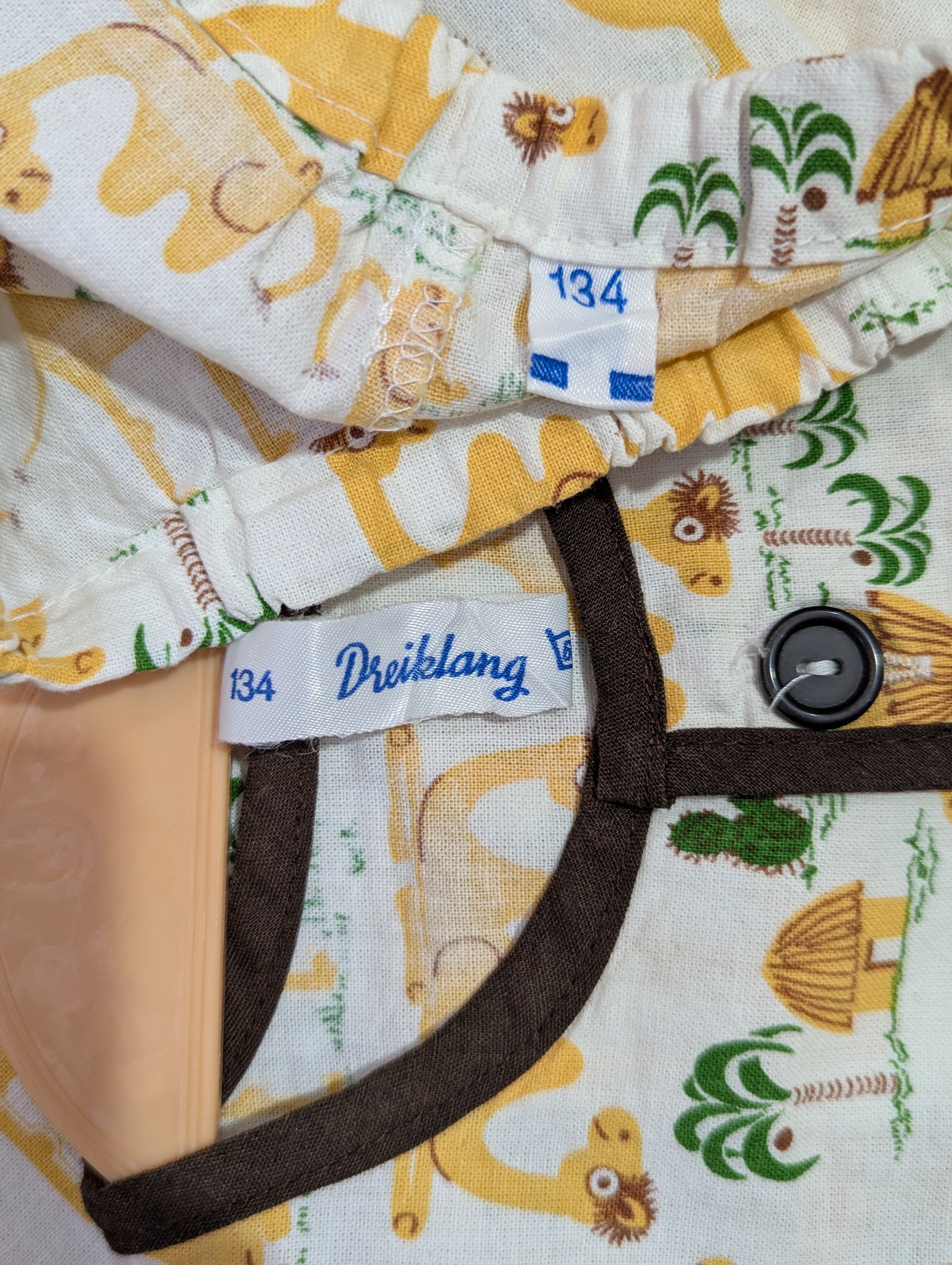 Dreiklang Unisex Kids Camel Desert Print Pajama Set - Size 134 Estimated Age 8-9 Years AB1