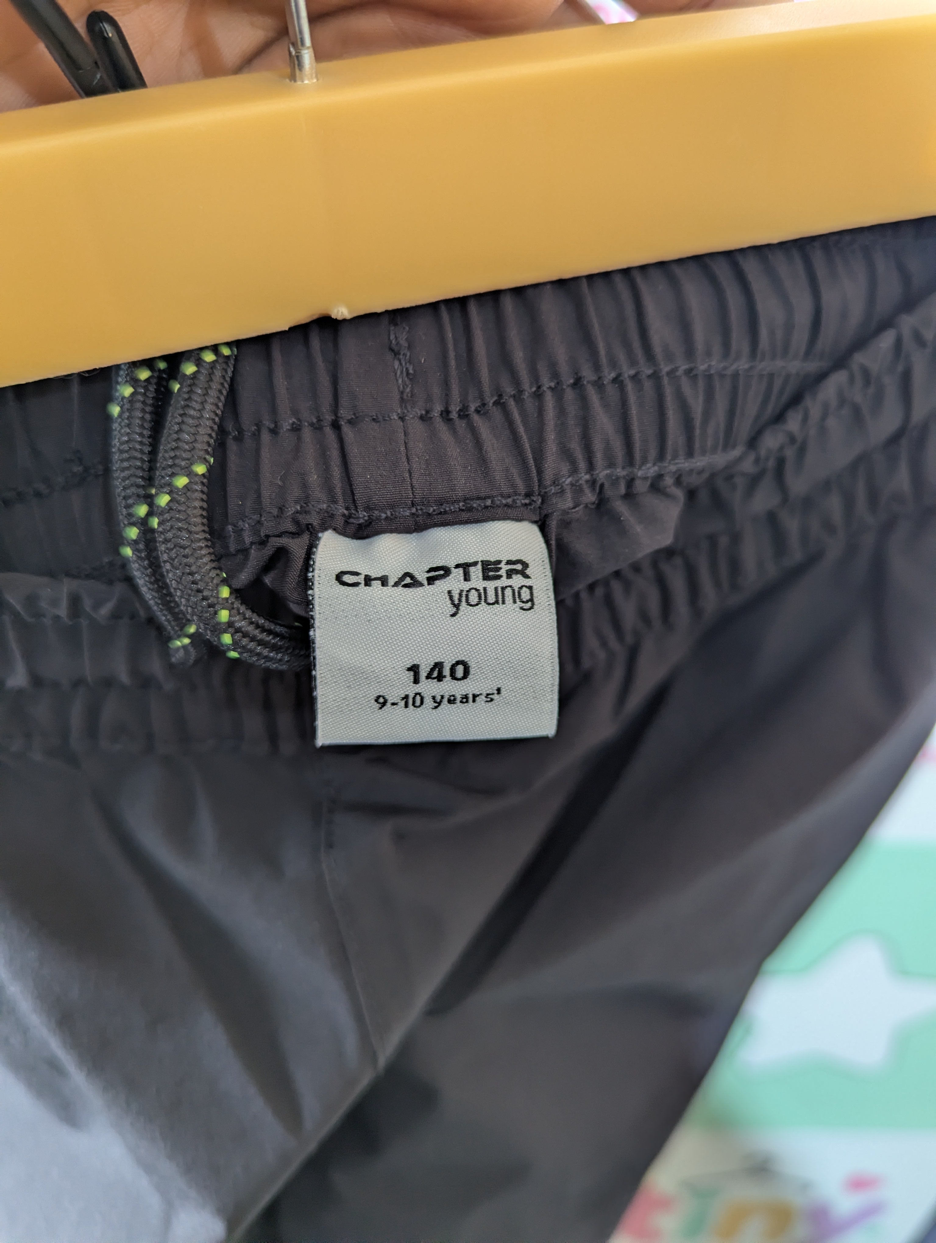 Chapter Young Boys Charcoal Grey "NYC" Cargo Jogger Pants - Size 140 Estimated Age 9-10 Years AB1