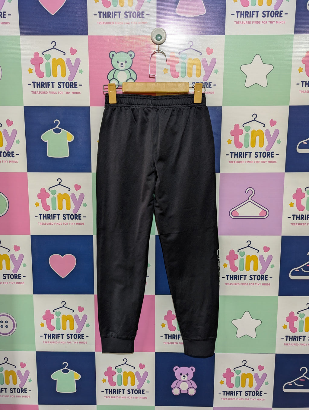 Under Armour Boys Black Fleece Graphic Active Track Pants - Size YMD Estimated Age 10-12 Years AB1