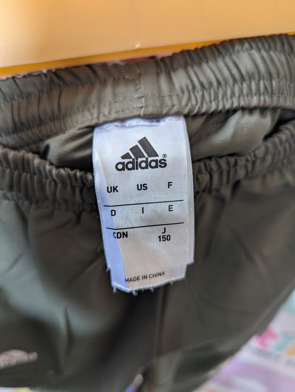 Adidas Boys Olive Green Utility Cargo Track Pants - Size 150 Estimated Age 10-12 Years AB1