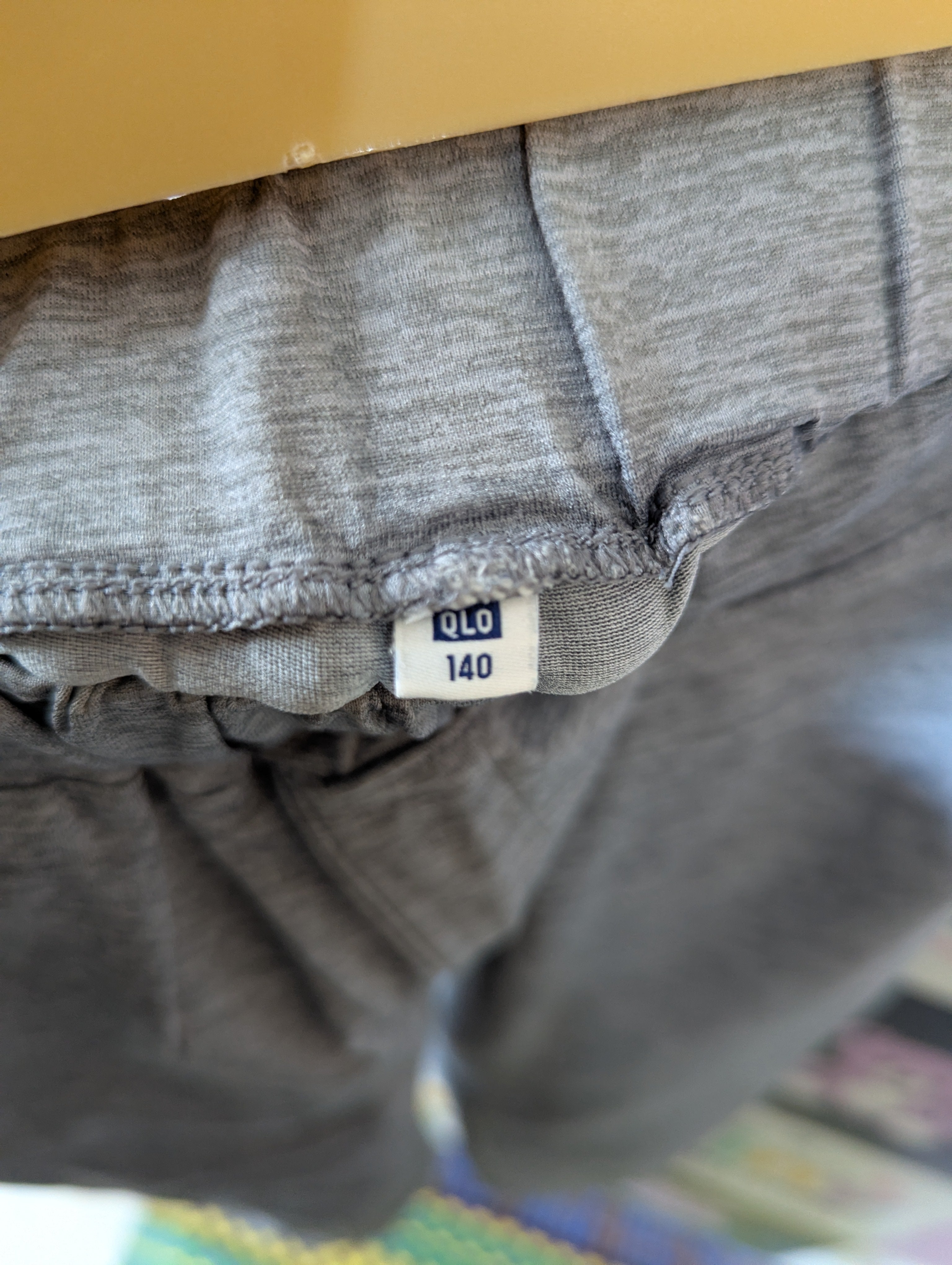 Uniqlo Unisex Heather Grey Ultra Stretch Active Jogger Pants - Size 140 Estimated Age 9-10 Years AB1