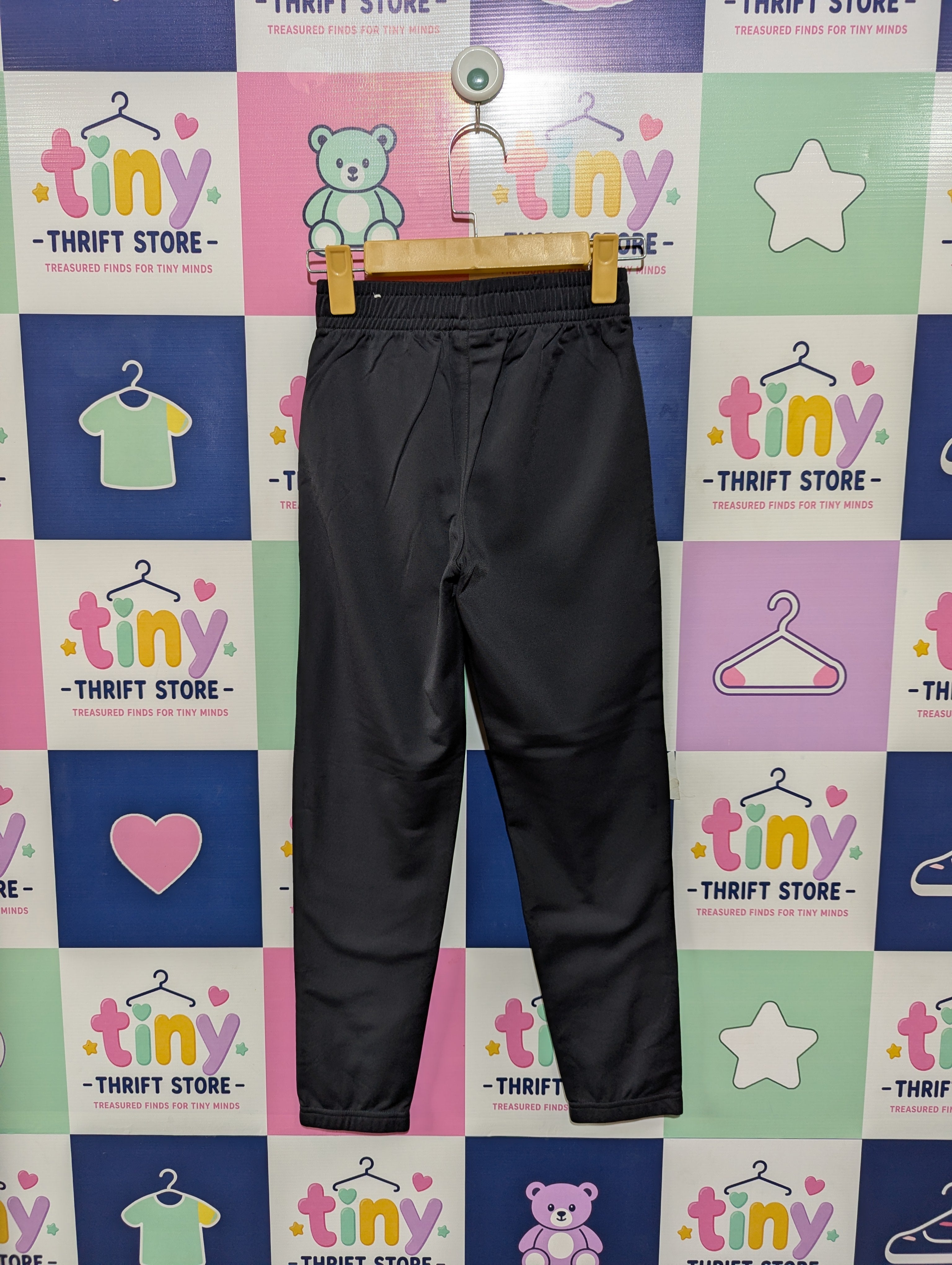 Nike Boys Dark Charcoal Grey Classic Swoosh Active Track Pants - Size S (128-137cm) Estimated Age 8-10 Years AB1