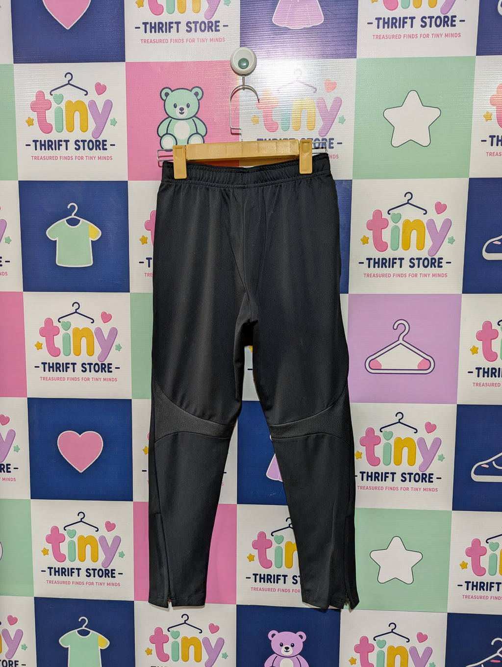 Nike Boys Black Dri-FIT Academy Soccer Training Track Pants - Size L Estimated Age 11-13 Years AB1