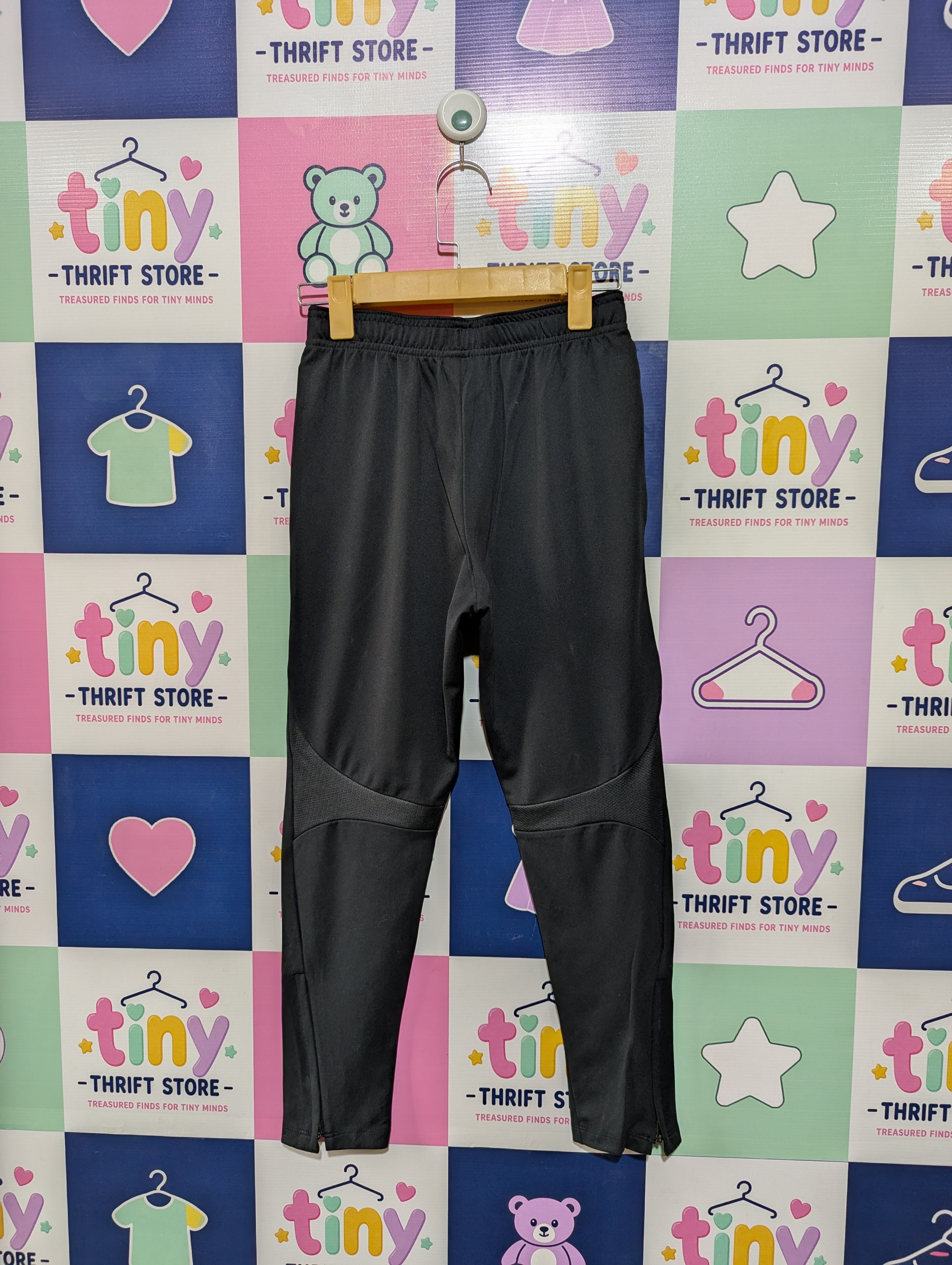 Nike Boys Black Dri-FIT Academy Soccer Training Track Pants - Size L Estimated Age 11-13 Years AB1