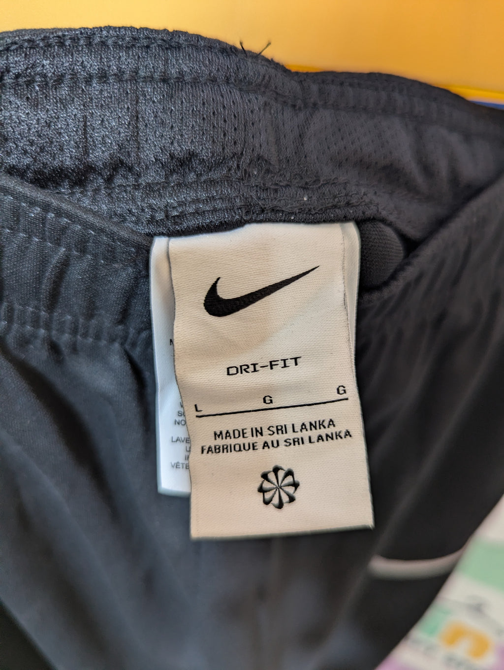 Nike Boys Black Dri-FIT Academy Soccer Training Track Pants - Size L Estimated Age 11-13 Years AB1