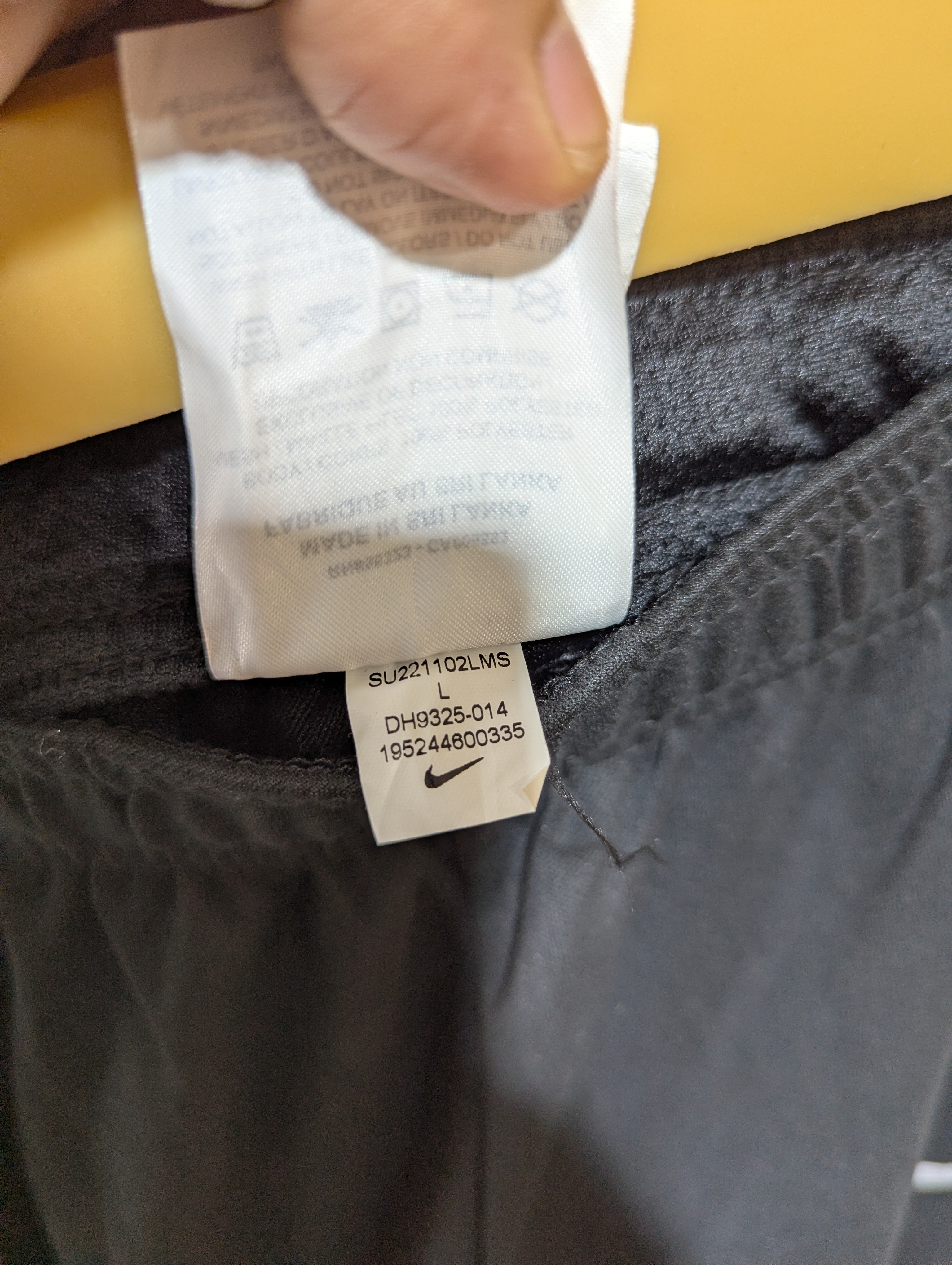 Nike Boys Black Dri-FIT Academy Soccer Training Track Pants - Size L Estimated Age 11-13 Years AB1