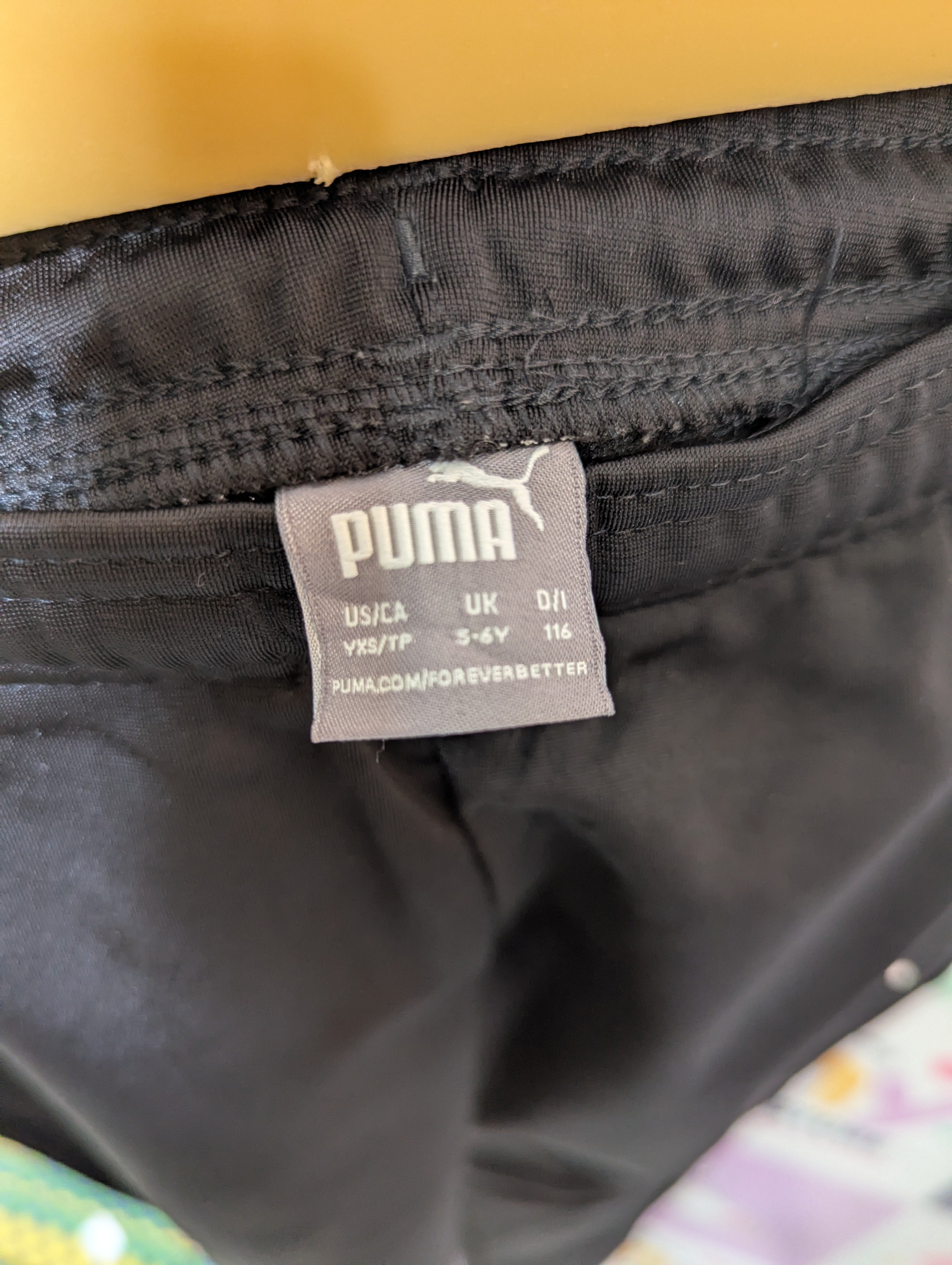 Puma Boys Black Essential Active Track Pants - Size YXS (5-6Y) Estimated Age 5-6 Years AB1