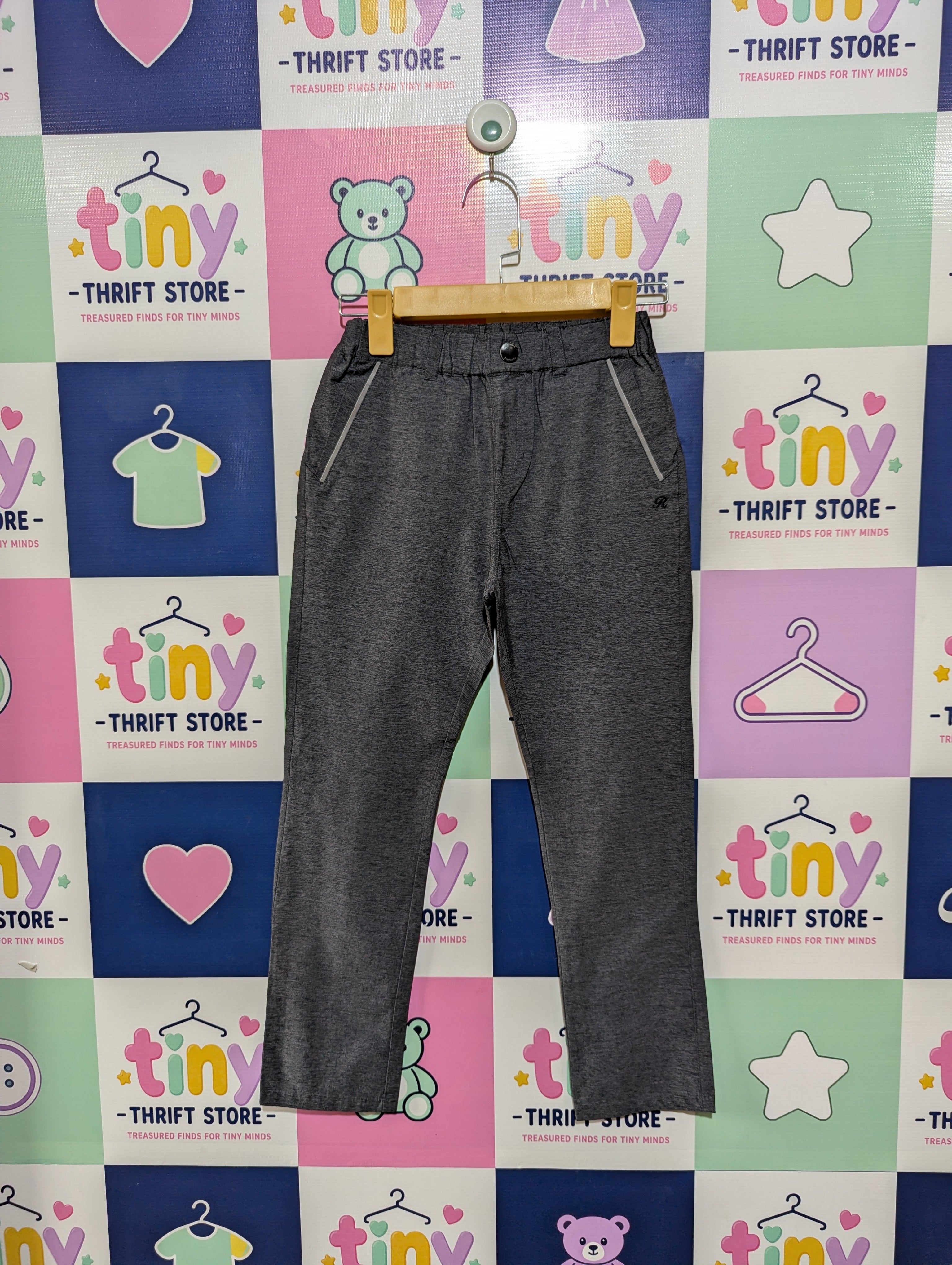 Renoma Paris Boys Charcoal Grey Smart Casual Tailored Trousers - Size 140 Estimated Age 9-10 Years AB1