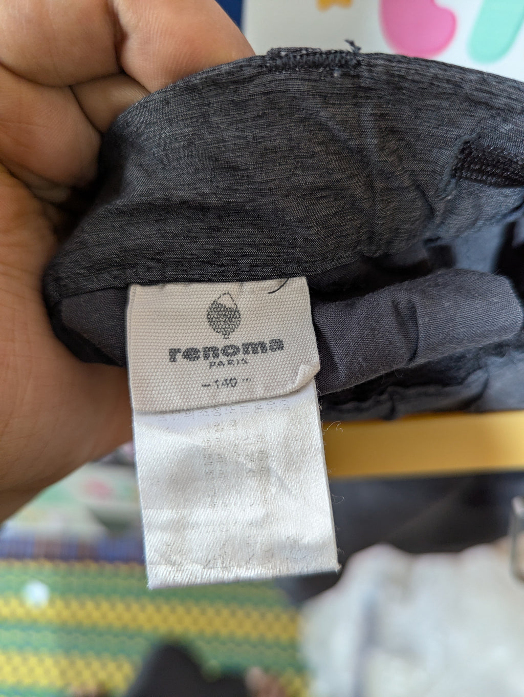 Renoma Paris Boys Charcoal Grey Smart Casual Tailored Trousers - Size 140 Estimated Age 9-10 Years AB1