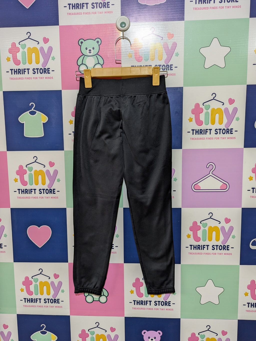 Under Armour Unisex Boys Girls Charcoal Grey Fleece Jogger Pants - Size YXS Estimated Age 5-6 Years AB1