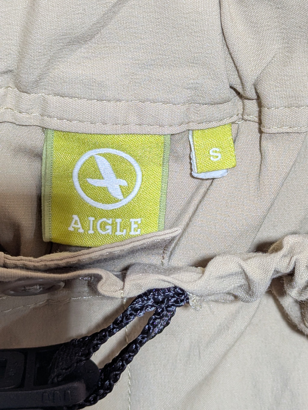Aigle Men's/Teens Beige Utility Cargo Shorts - Size S Estimated Age 14-16 Years (Adult S) AB1