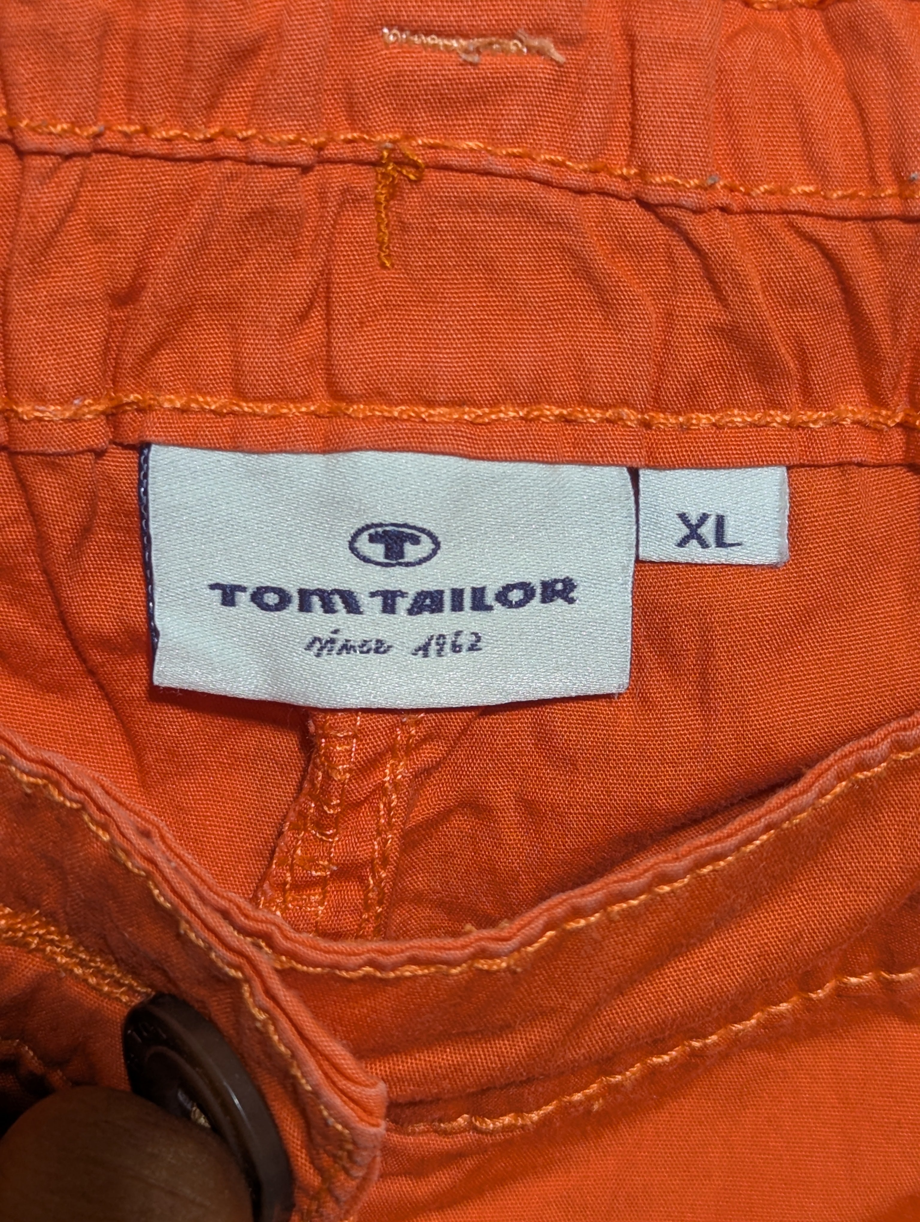 Tom Tailor Girls Orange Casual Shorts - Size XL Estimated Age 15 Years AB1