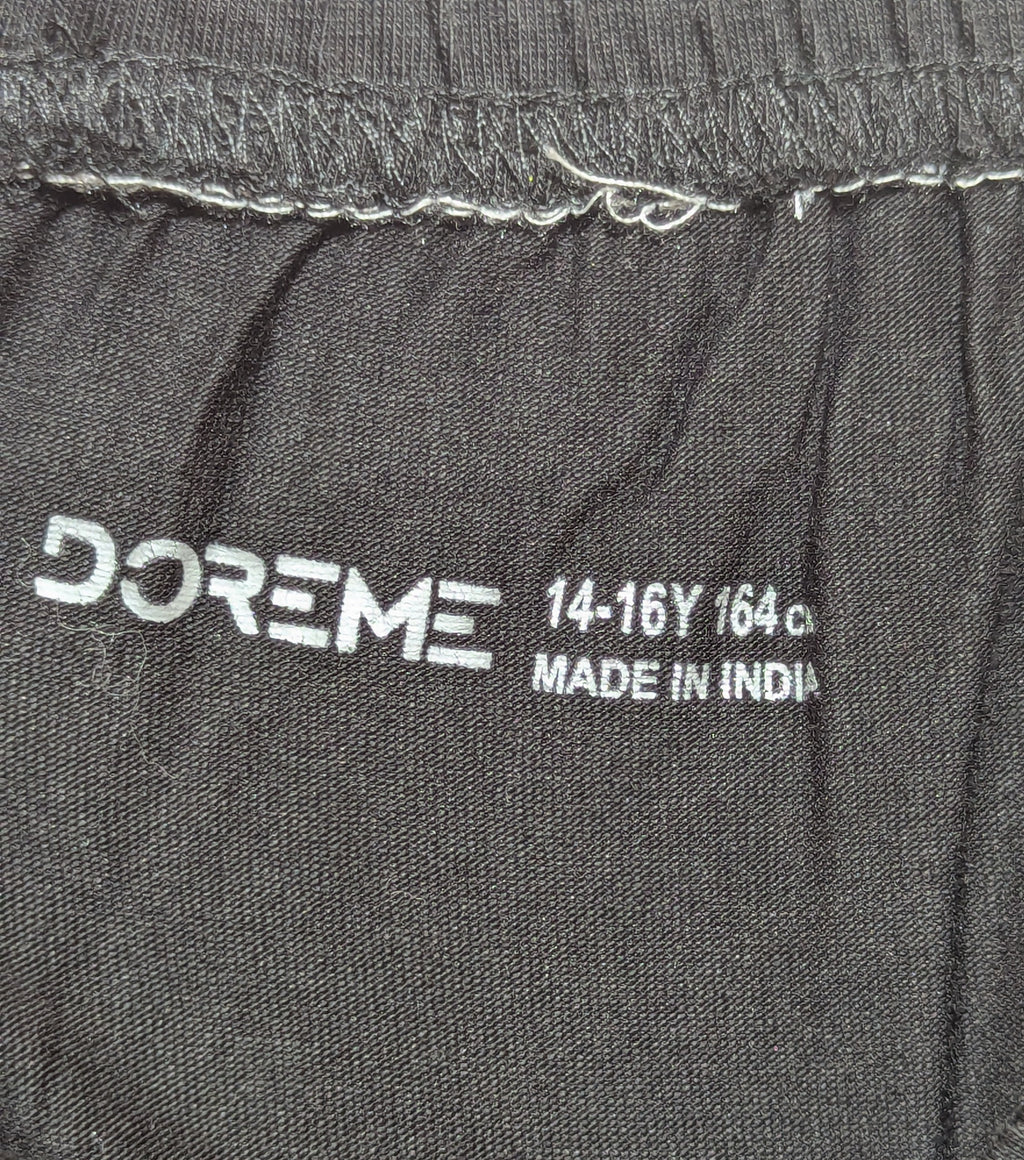 Doreme Girls Black Bird Print Casual Leggings - Size 164CM Estimated Age 14-16 Years AB1