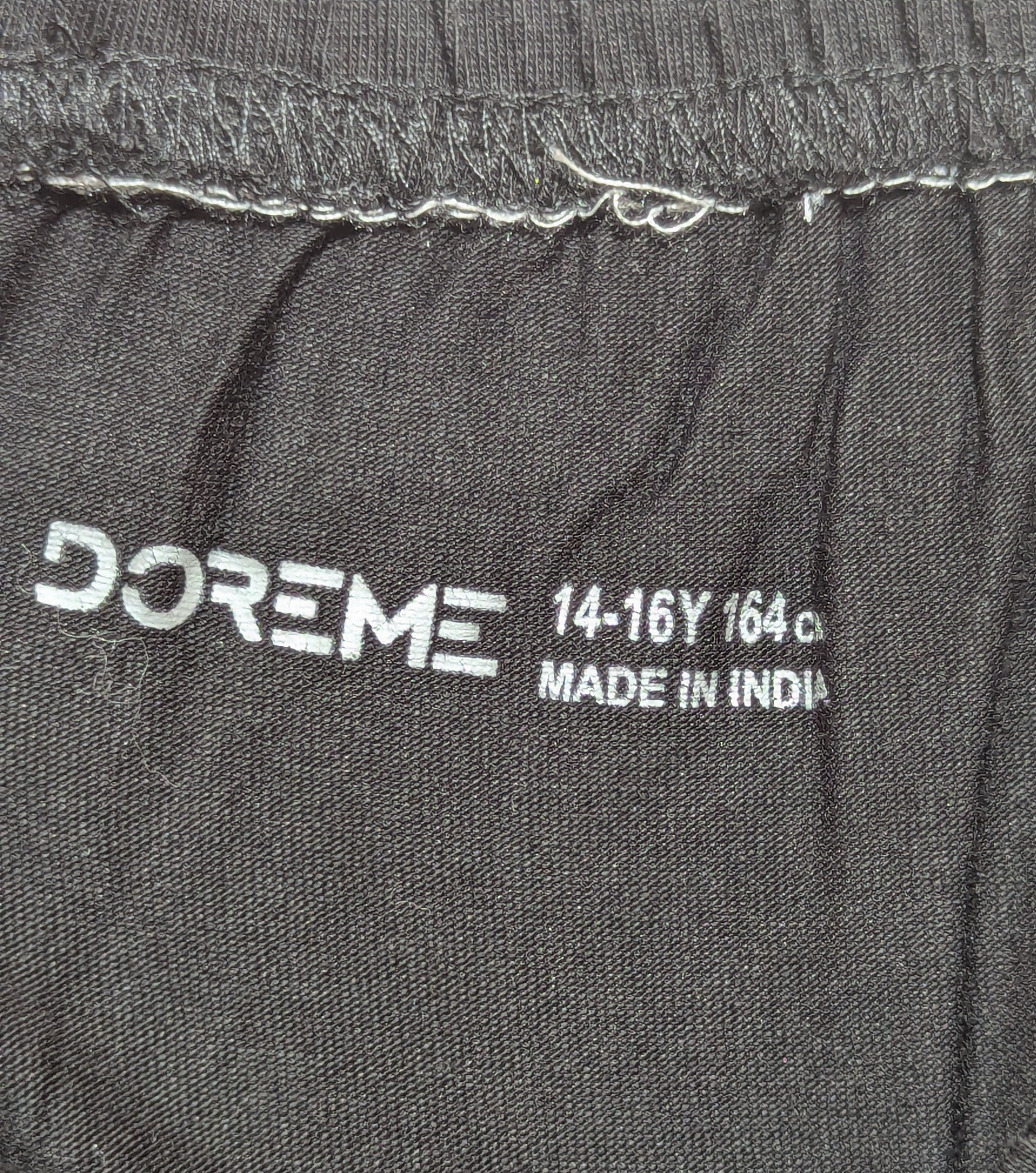 Doreme Girls Black Bird Print Casual Leggings - Size 164CM Estimated Age 14-16 Years AB1