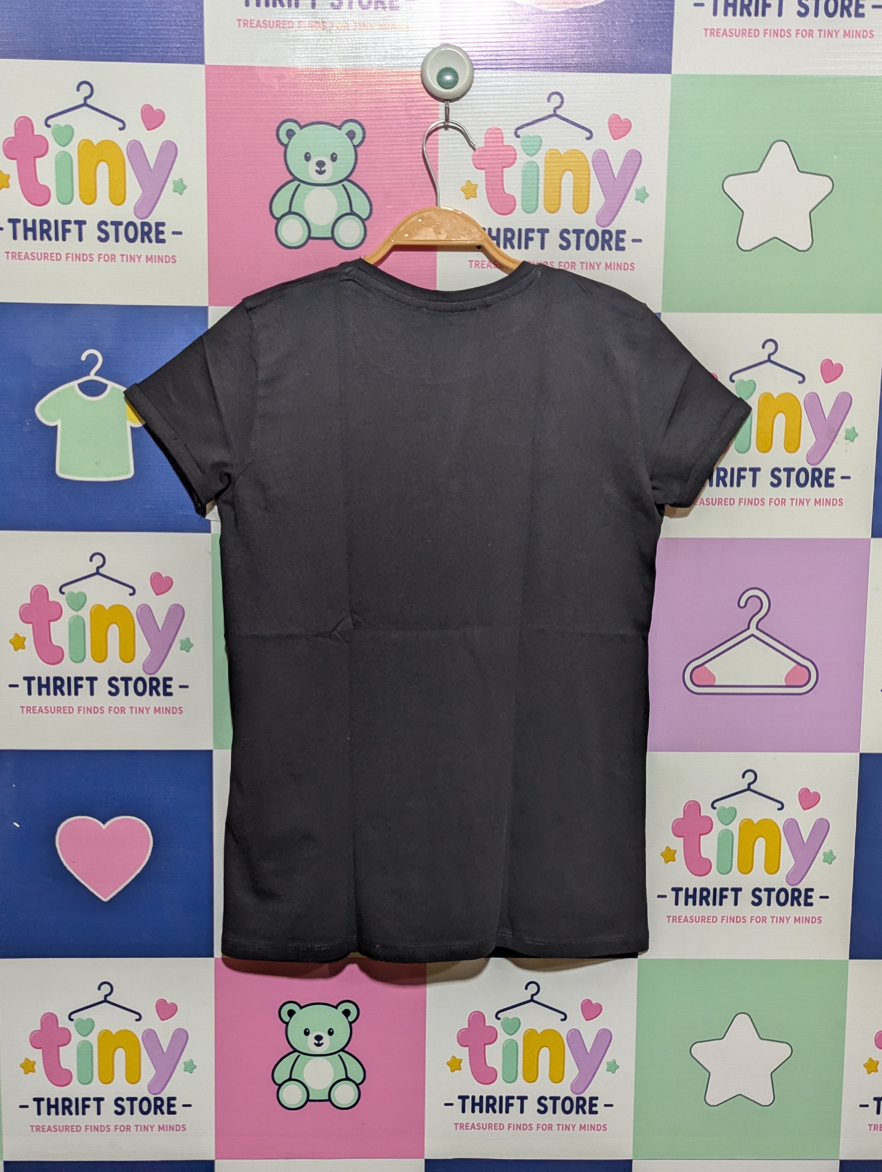 FB Sister Girls Black "The Lion King" Graphic Tee - Size XS Estimated Age 16 Years AB1