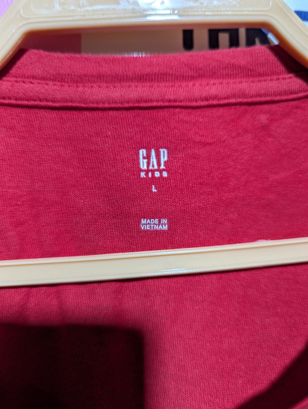 Gap Kids Girls Red Sequin Heart Graphic Tee - Size Estimated Age 10-11 Years AB2