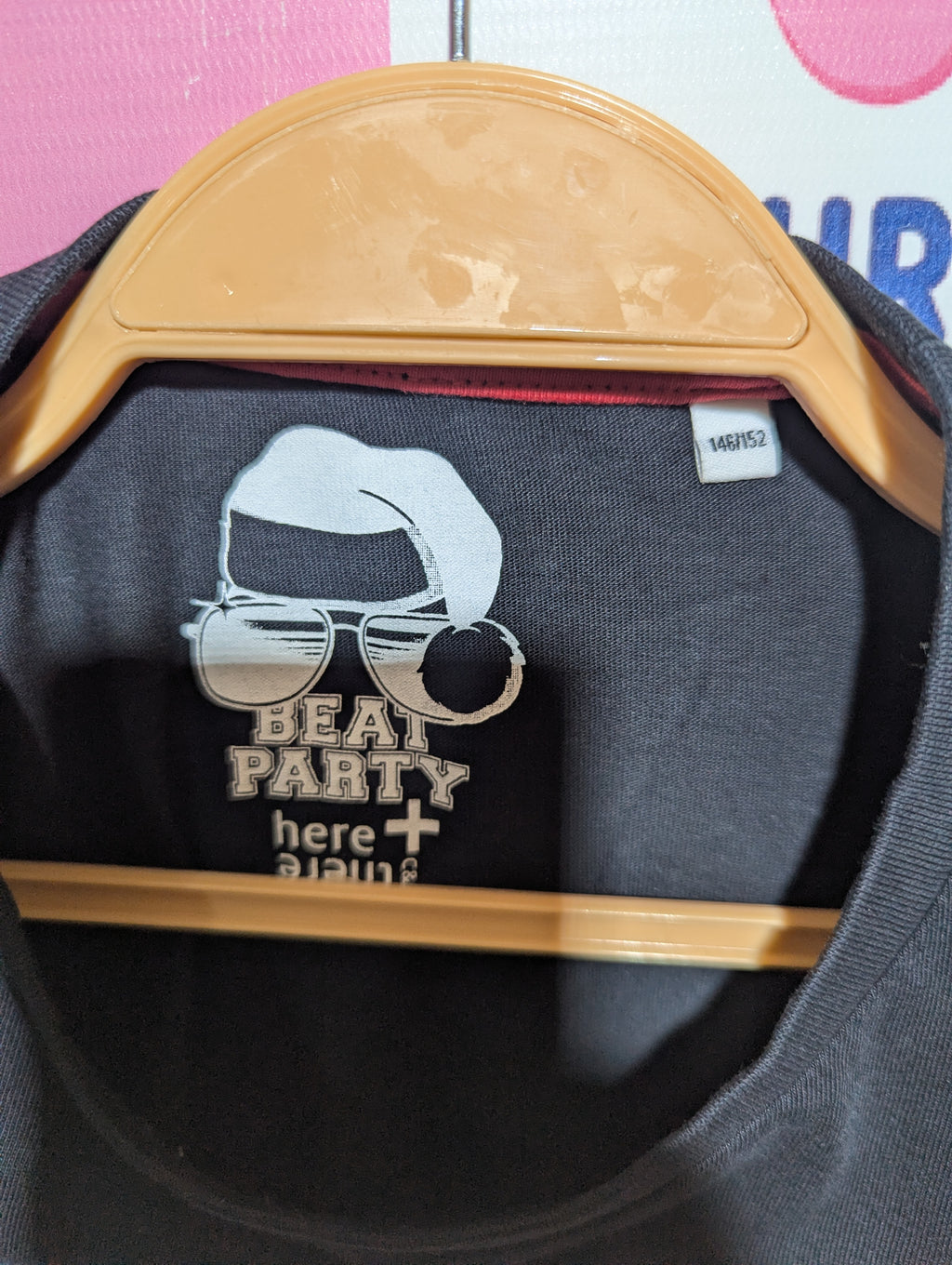 Here+There C&A Boys "Santa Claus" Graphic Tee - Size 146/152 Estimated Age 10-12 Years AB2