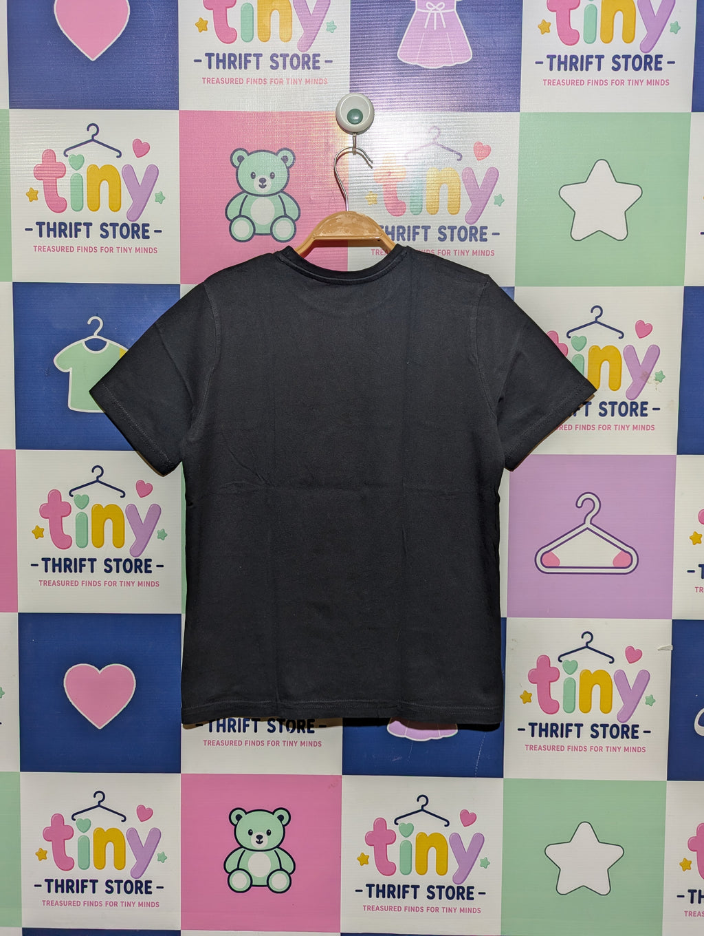 Primark Boys Black "Gamer Vibes" Graphic Tee - Size 146 Estimated Age 10-11 Years AB2
