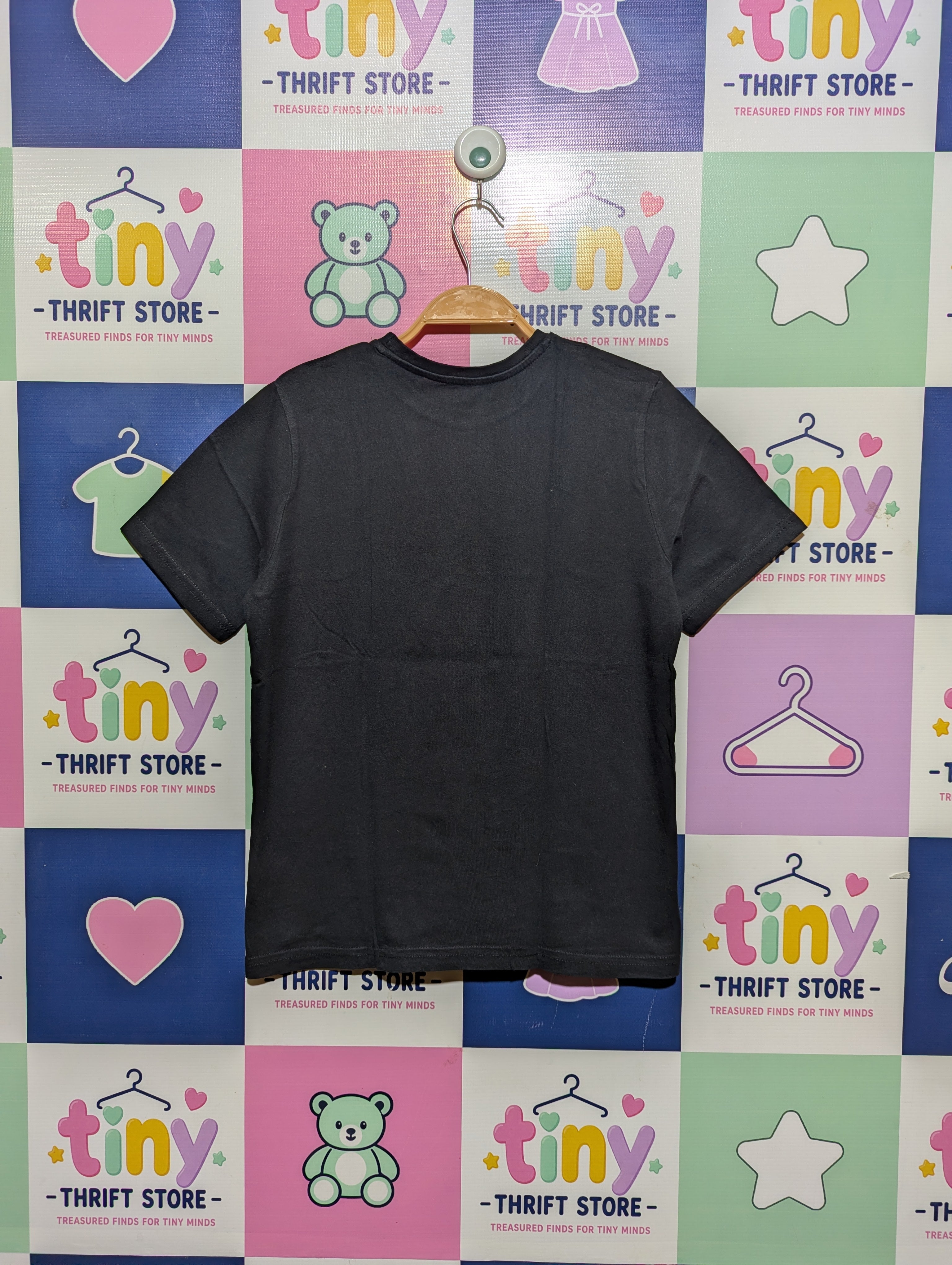 Primark Boys Black "Gamer Vibes" Graphic Tee - Size 146 Estimated Age 10-11 Years AB2