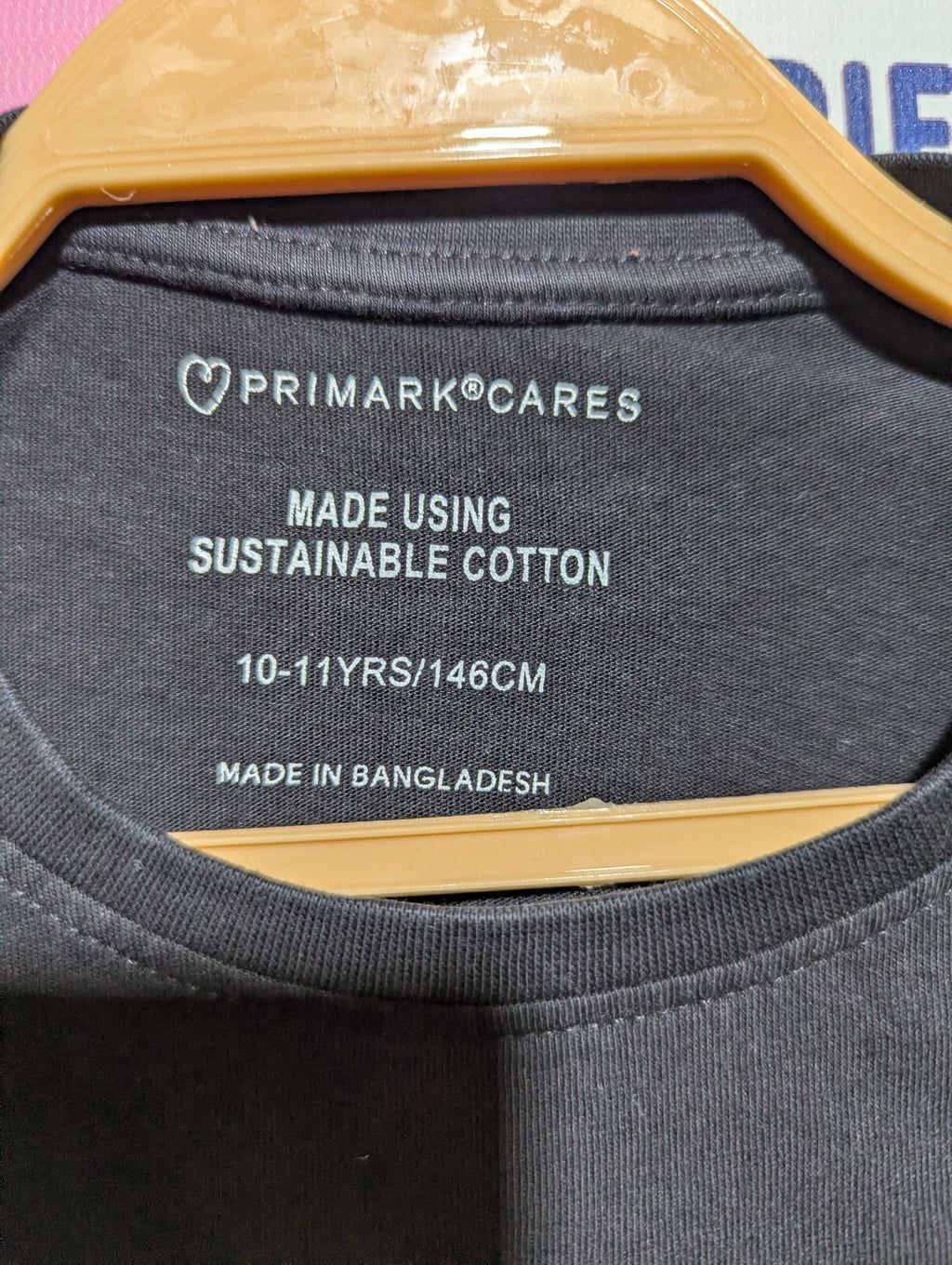 Primark Boys Black "Gamer Vibes" Graphic Tee - Size 146 Estimated Age 10-11 Years AB2