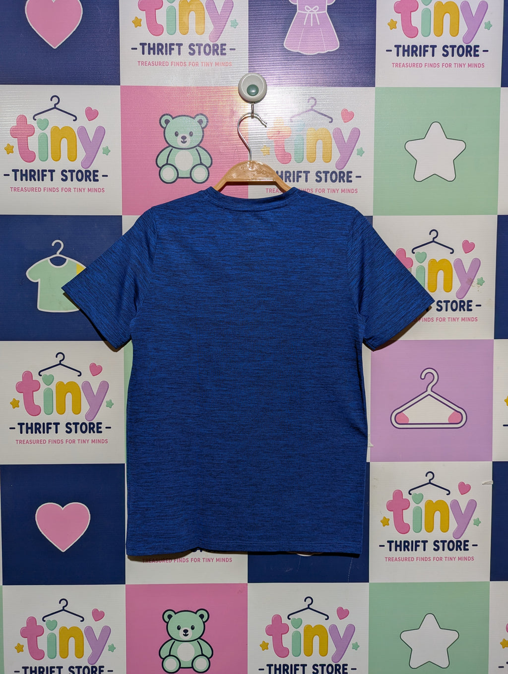 DSG Boys Blue "USA" Performance Tee - Size M (10-12) Estimated Age 10-12 Years AB2
