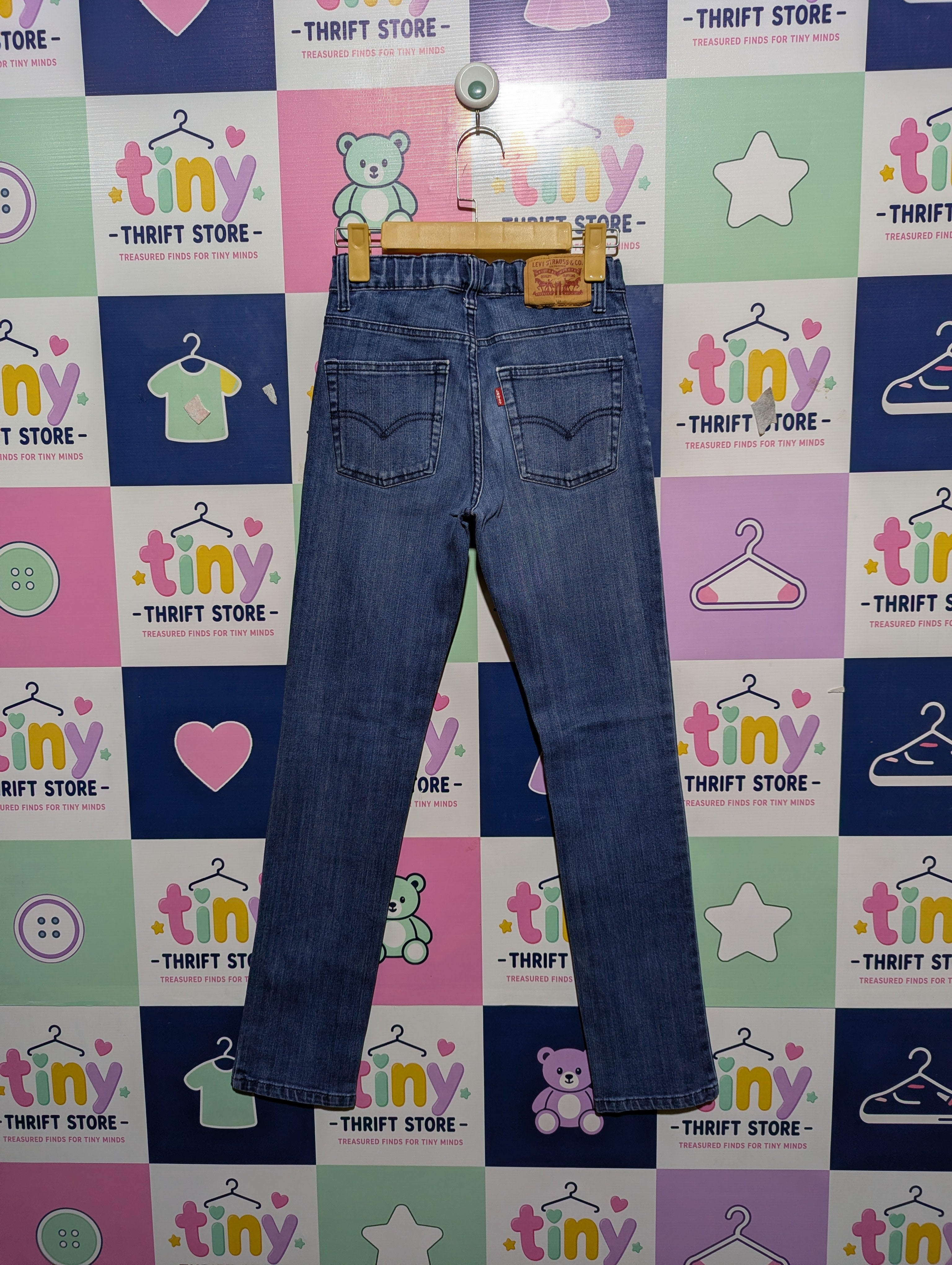 Levi's Boys Classic Blue "510 Skinny" Denim Jeans - Size 152CM (Estimated Age 12 Years) AB2