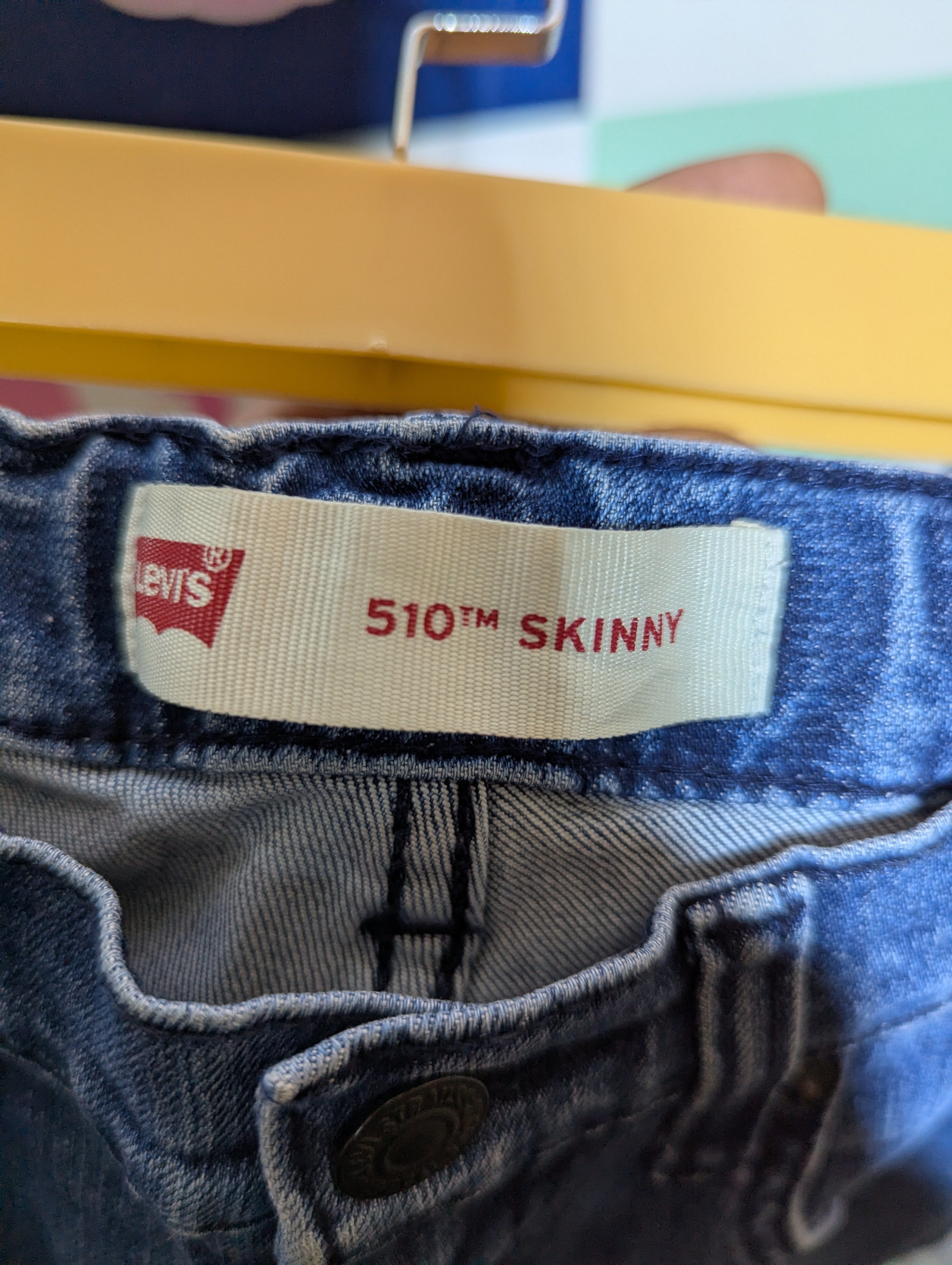 Levi's Boys Classic Blue "510 Skinny" Denim Jeans - Size 152CM (Estimated Age 12 Years) AB2
