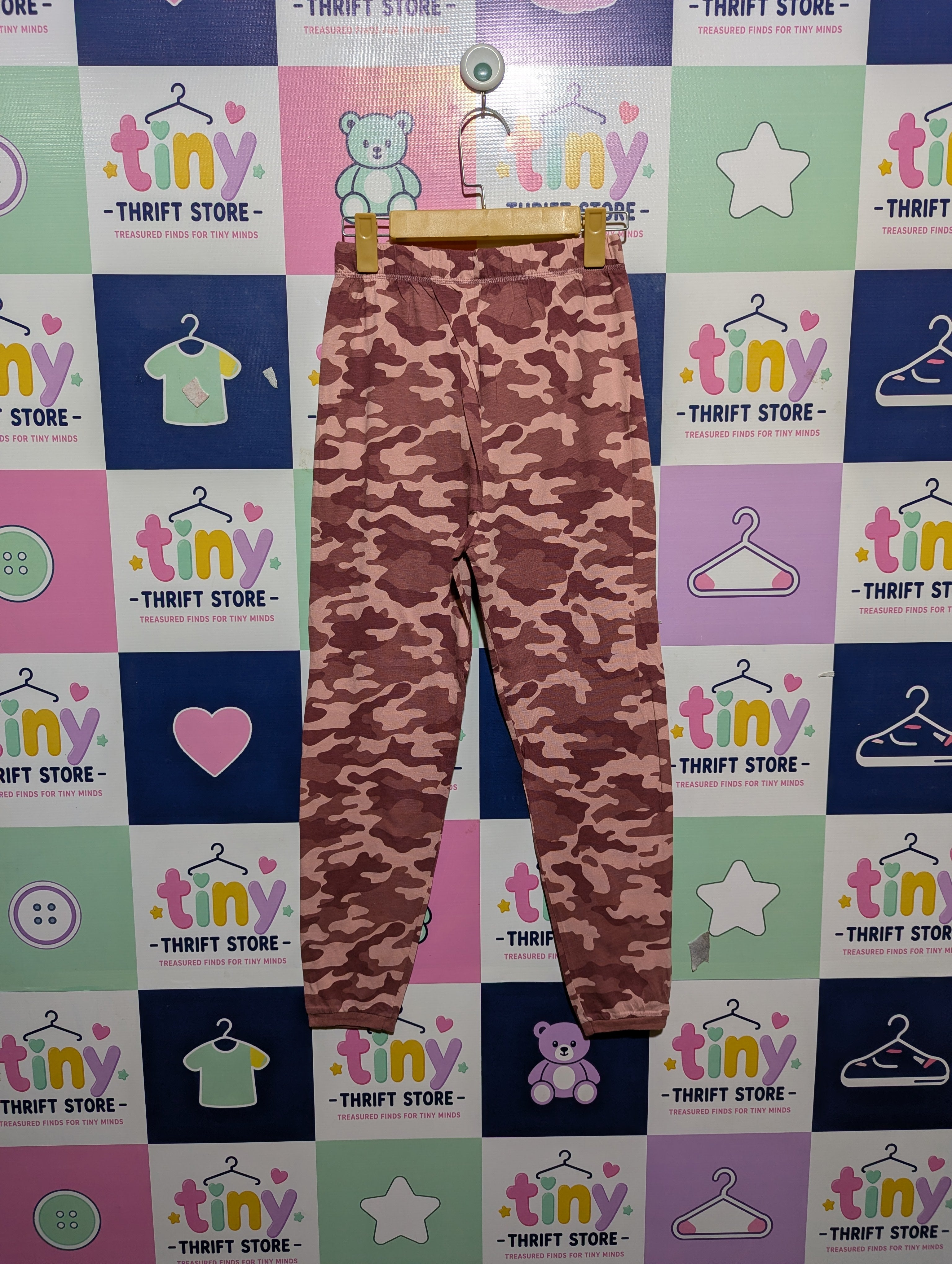 George Boys Pink Camouflage Casual Jogger Pants - Size 11-12 Years (Estimated Age 11-12 Years) AB2