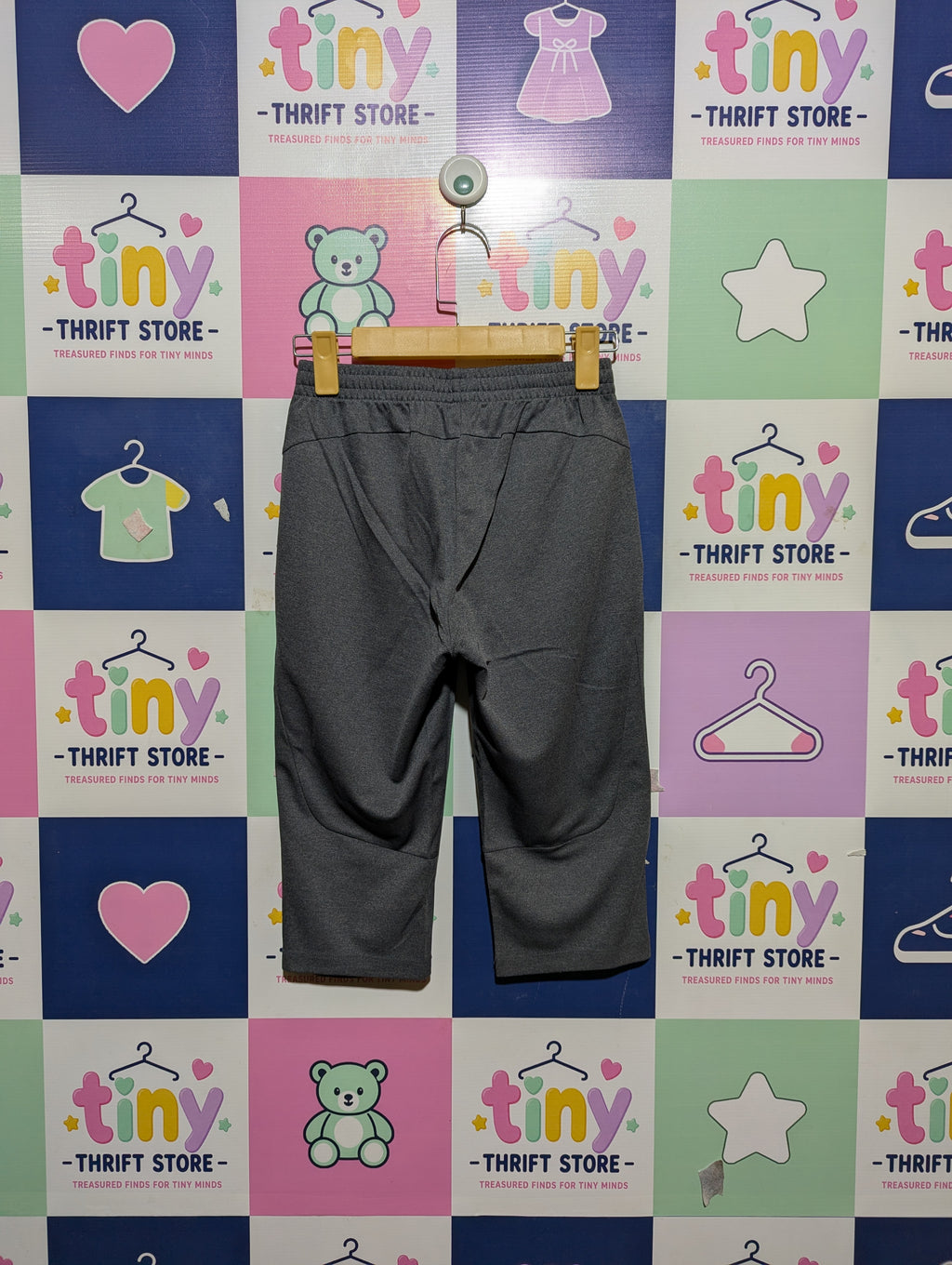Kappa Boys Heather Grey "Unite & Fight" Casual Shorts - Size Estimated Age 10-12 Years AB2