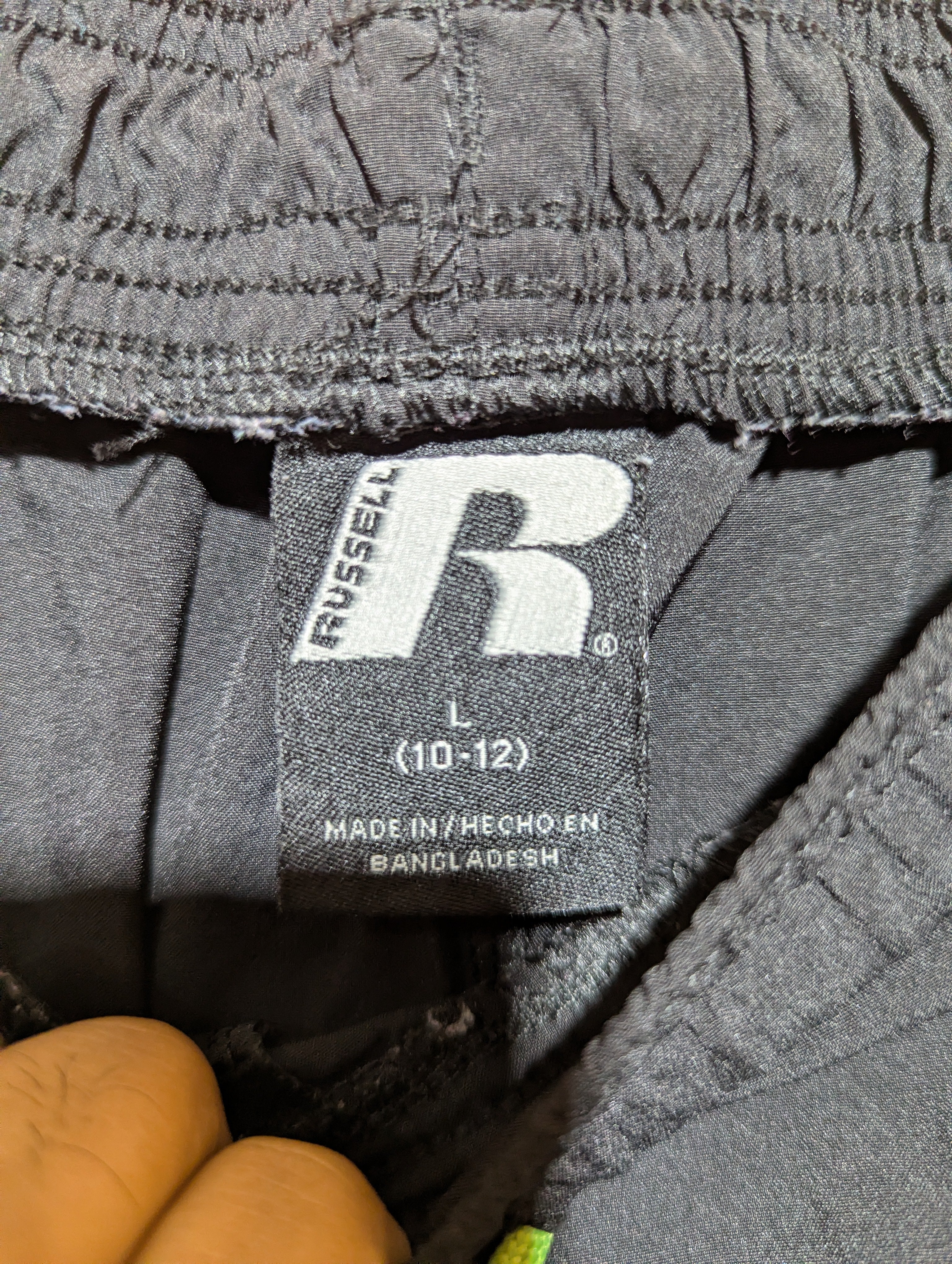 Russell Boys Charcoal Grey Sporty Casual Cargo Shorts - Size 10-12 Years (Estimated Age 10-12 Years) AB2