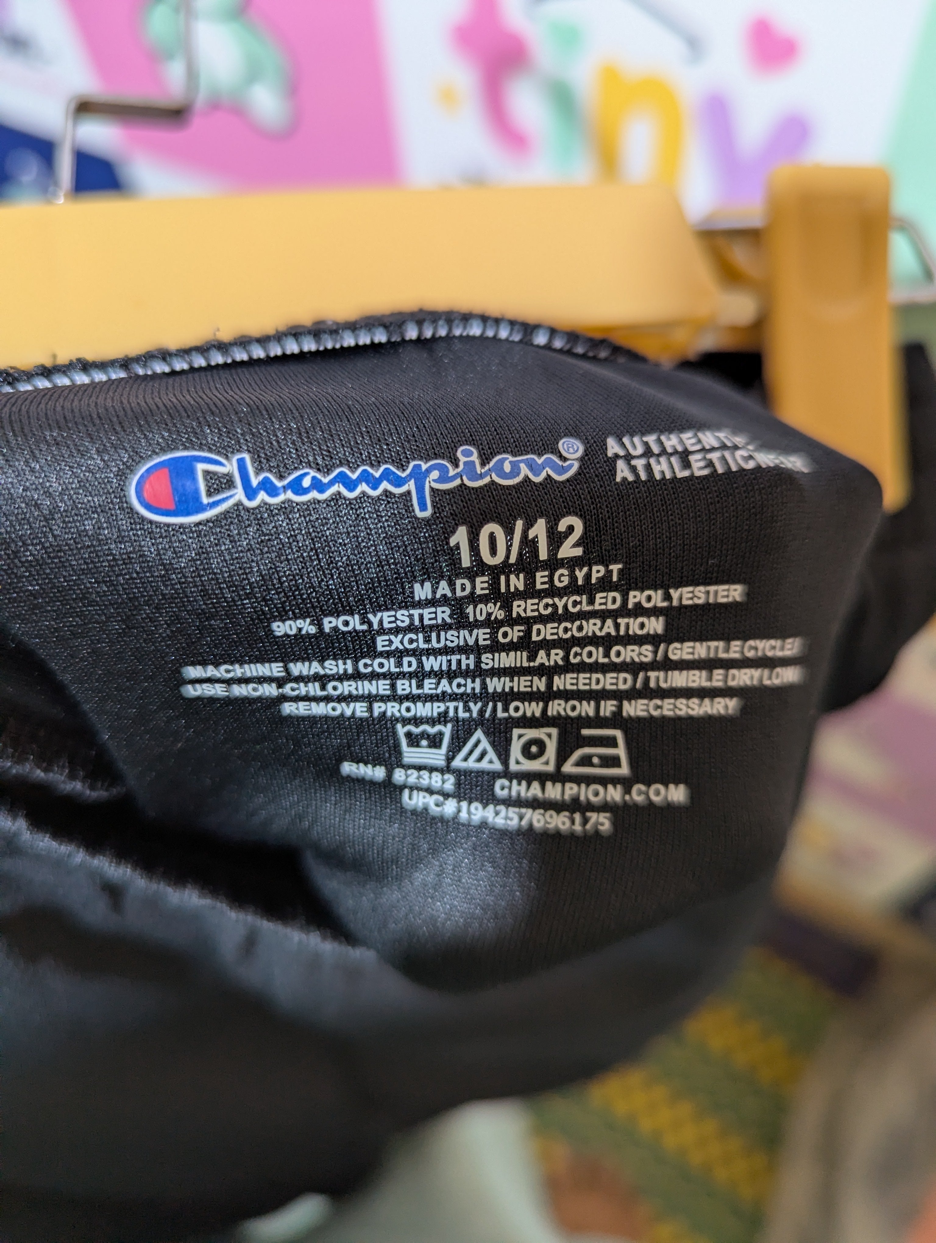 Champion Boys Black "Sporty" Athletic Shorts - Size Estimated Age 10-12 Years AB2