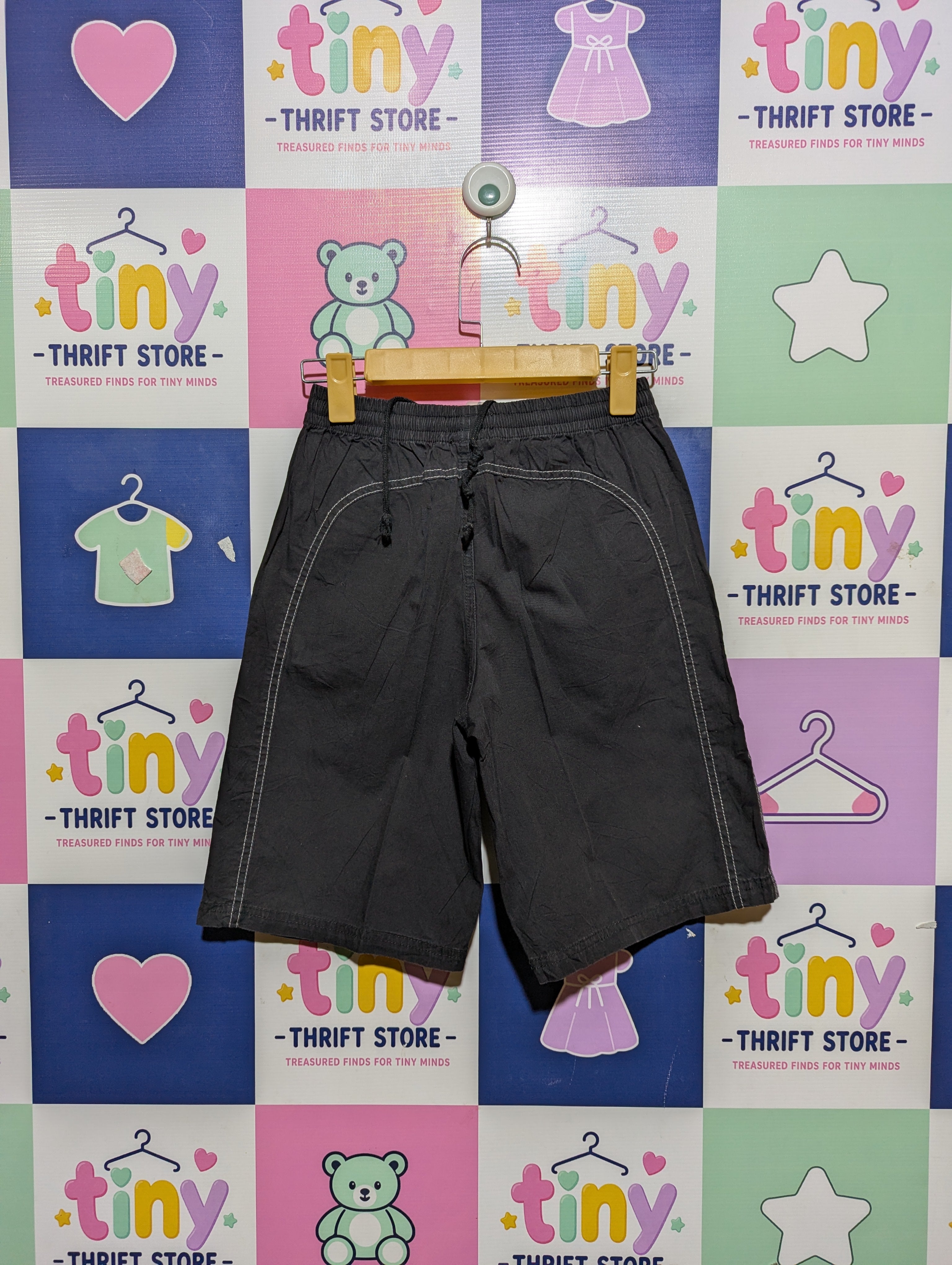 Adidas Boys Black Sporty Shorts - Size Estimated Age 11-12 Years AB2