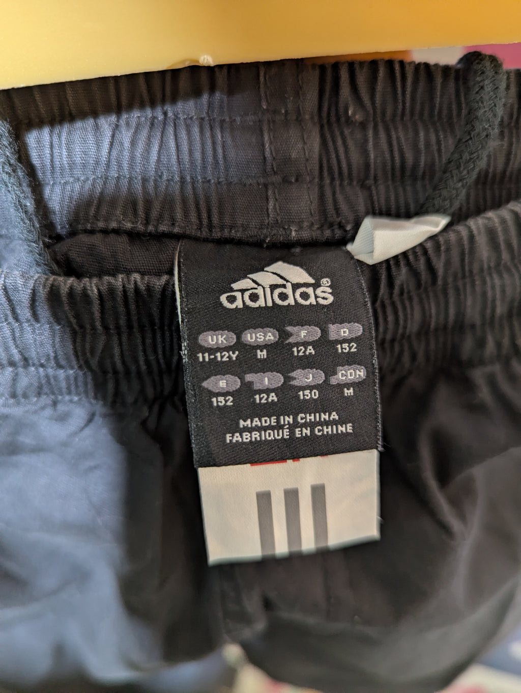 Adidas Boys Black Sporty Shorts - Size Estimated Age 11-12 Years AB2